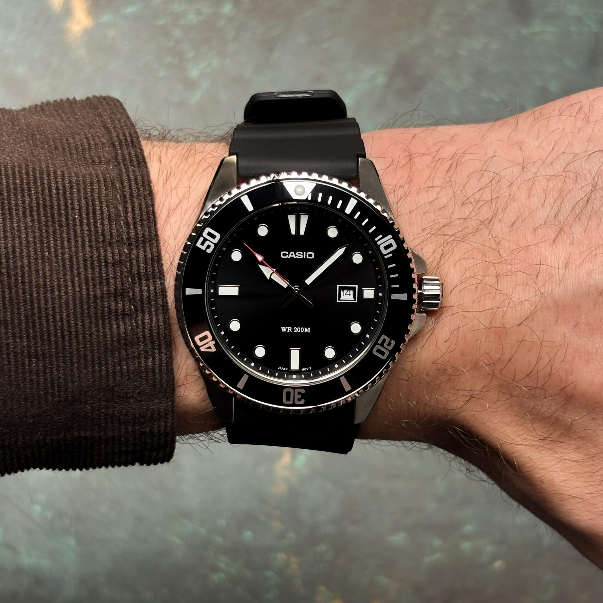 zegarek Casio MDV-107-1A1VEF kwarcowy męski Klasyczne Duro Diver