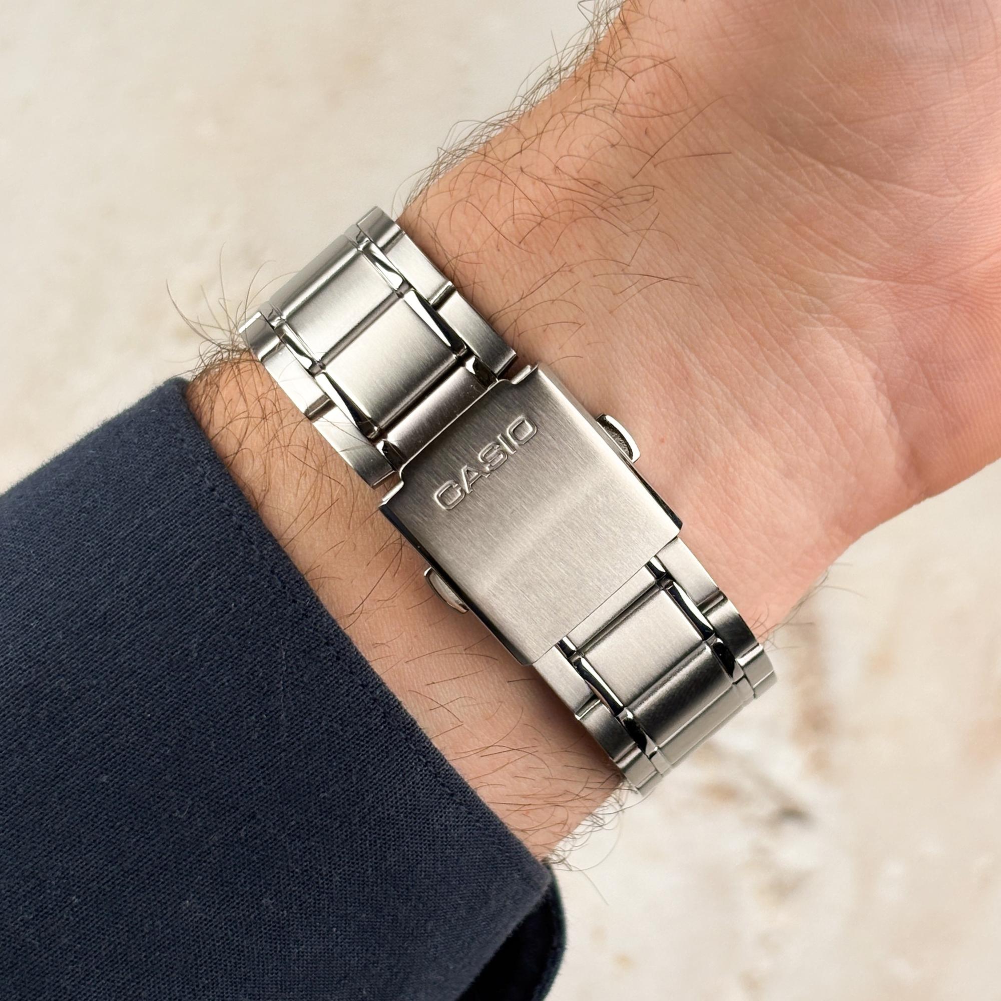 zegarek Casio MDV-107D-1A1VEF srebrny Klasyczne - miniatura 7
