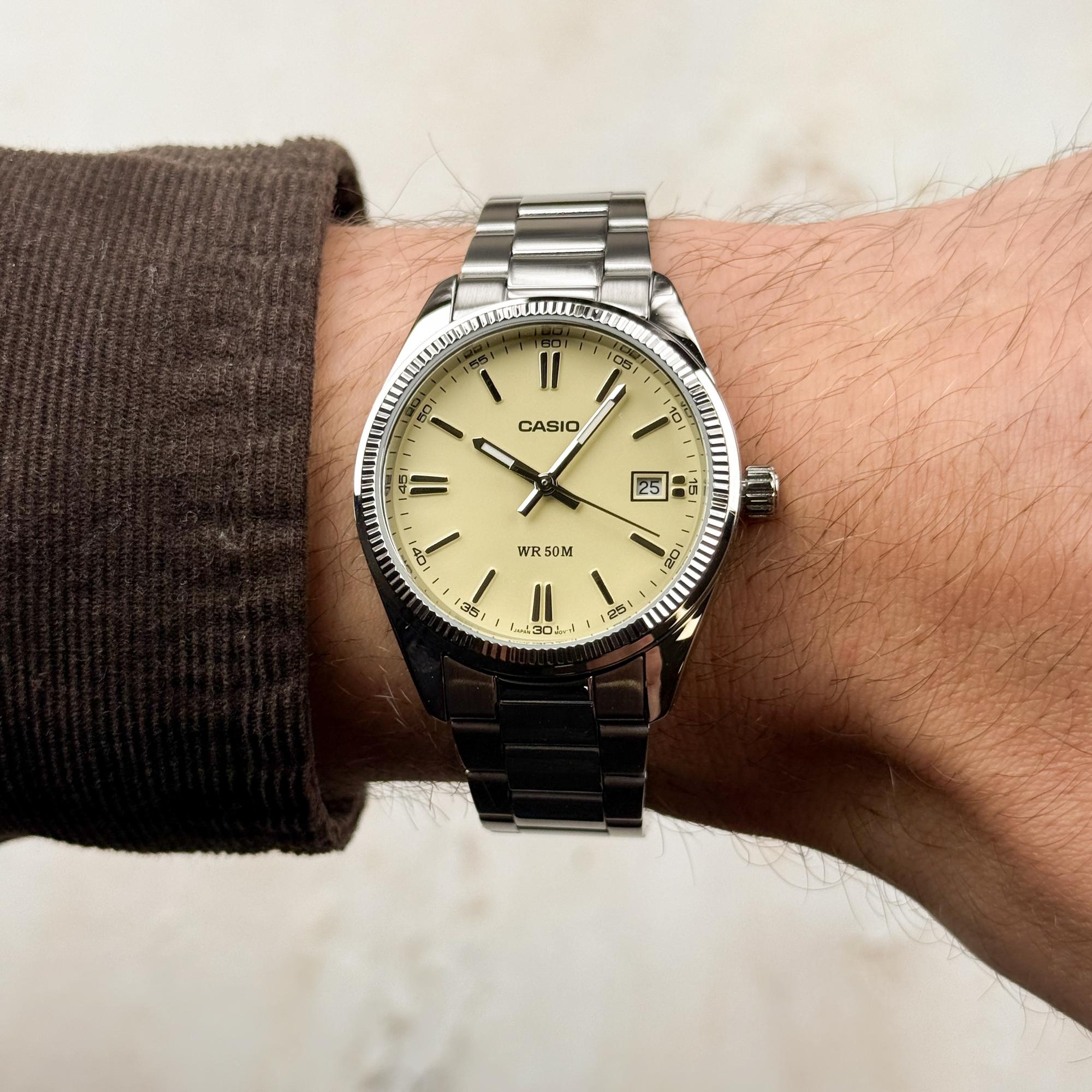 zegarek Casio UTP-1302PD-9AVEF kwarcowy męski Klasyczne Timeless Collection - miniatura 6