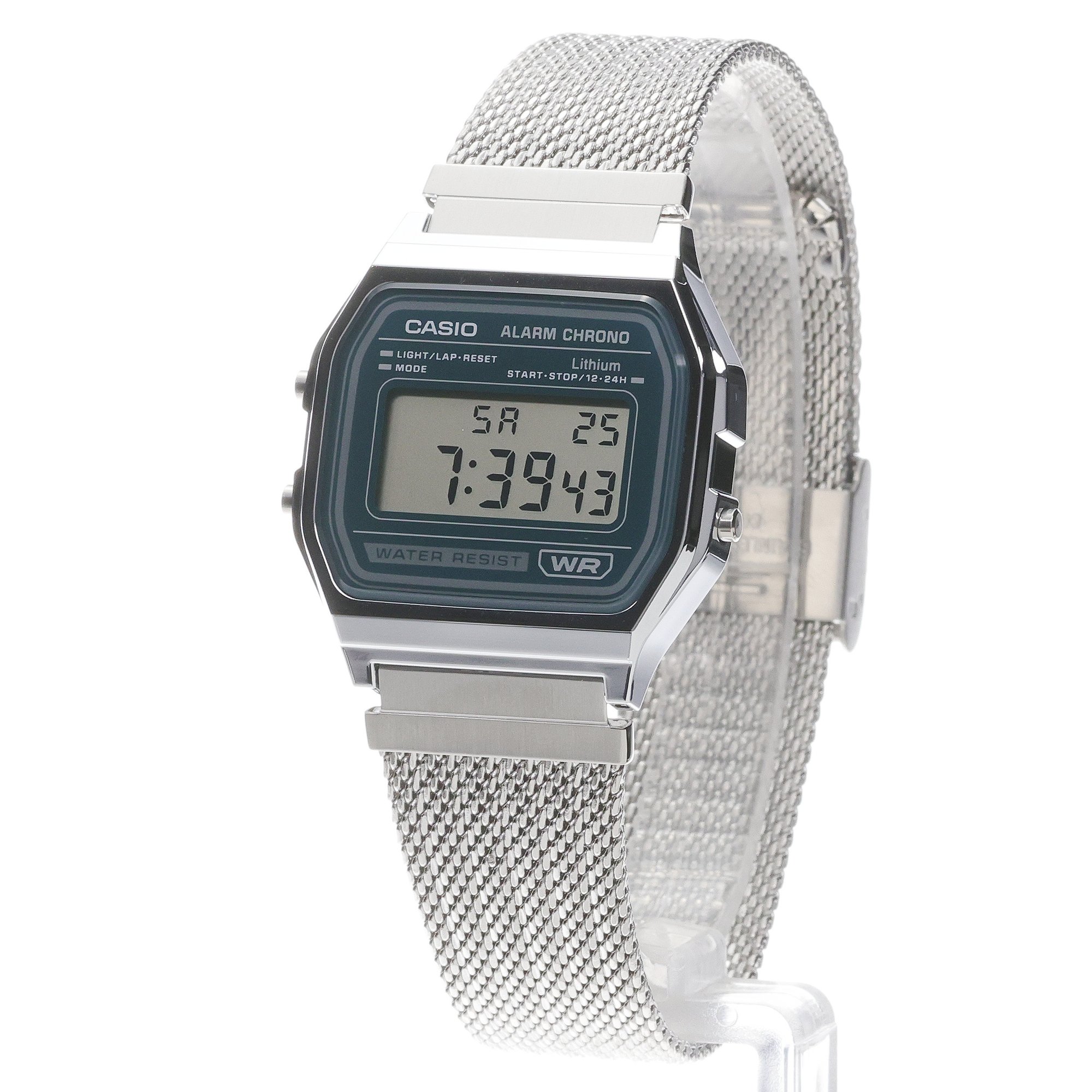 zegarek Casio Vintage A158WEM-3EF Classic VINTAGE Maxi mineralne - miniatura 2