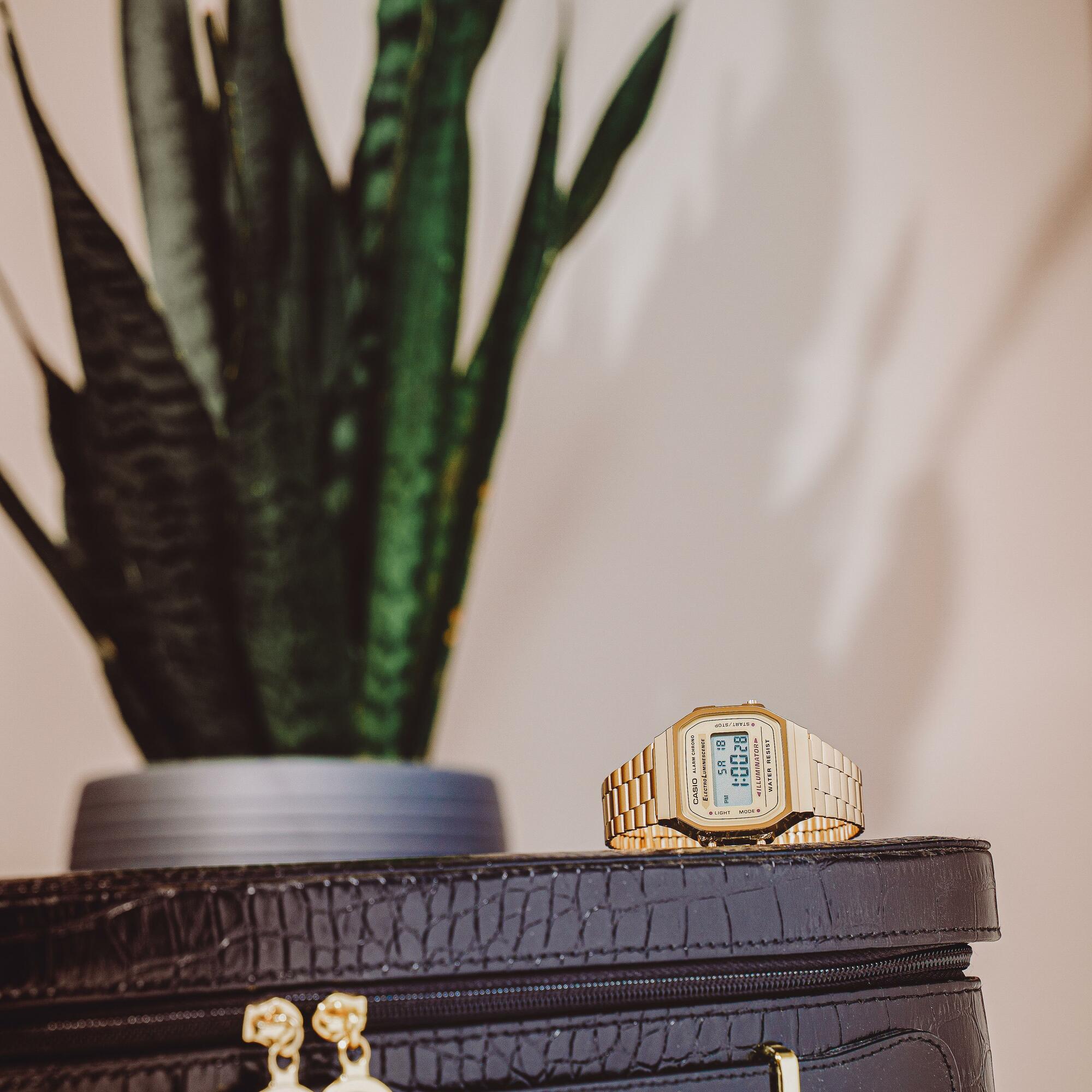 zegarek Casio Vintage A168WG-9EF kwarcowy CASIO RETRO Maxi - miniatura 11
