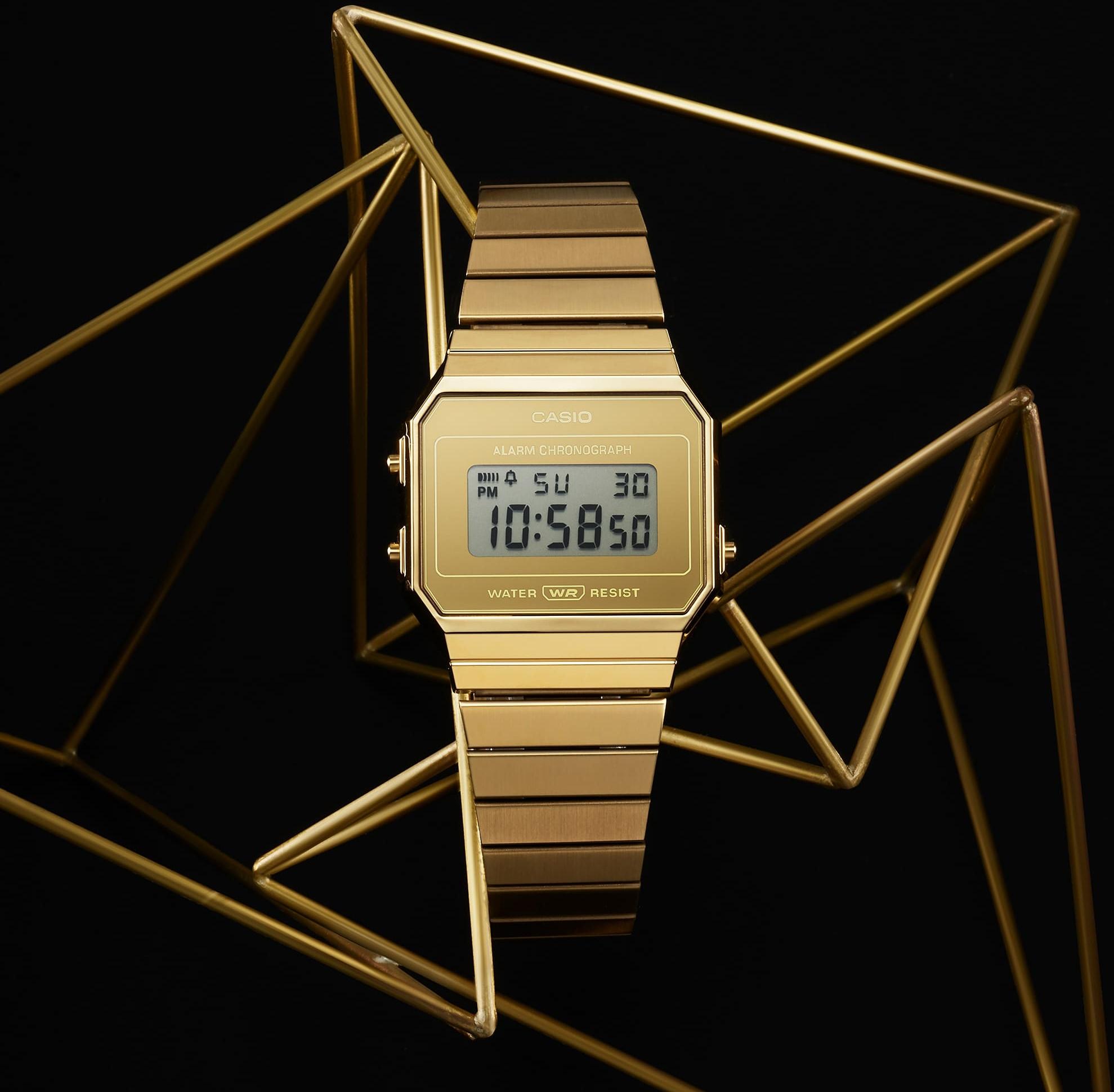 zegarek Casio Vintage A700WEVG-9AEF złoty Vintage - miniatura 6