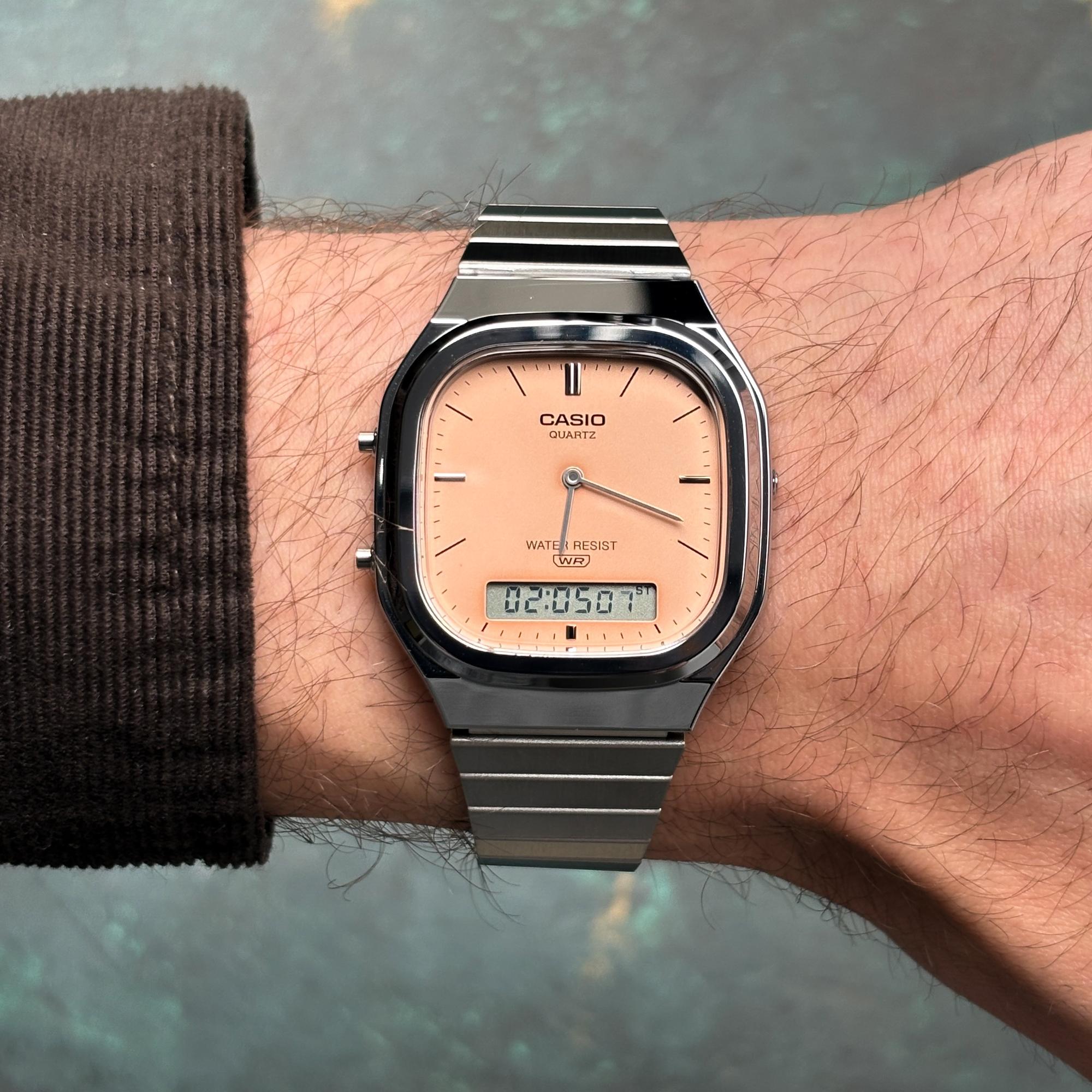 zegarek Casio Vintage AQ-240E-4AEF Vintage akrylowe - miniatura 14