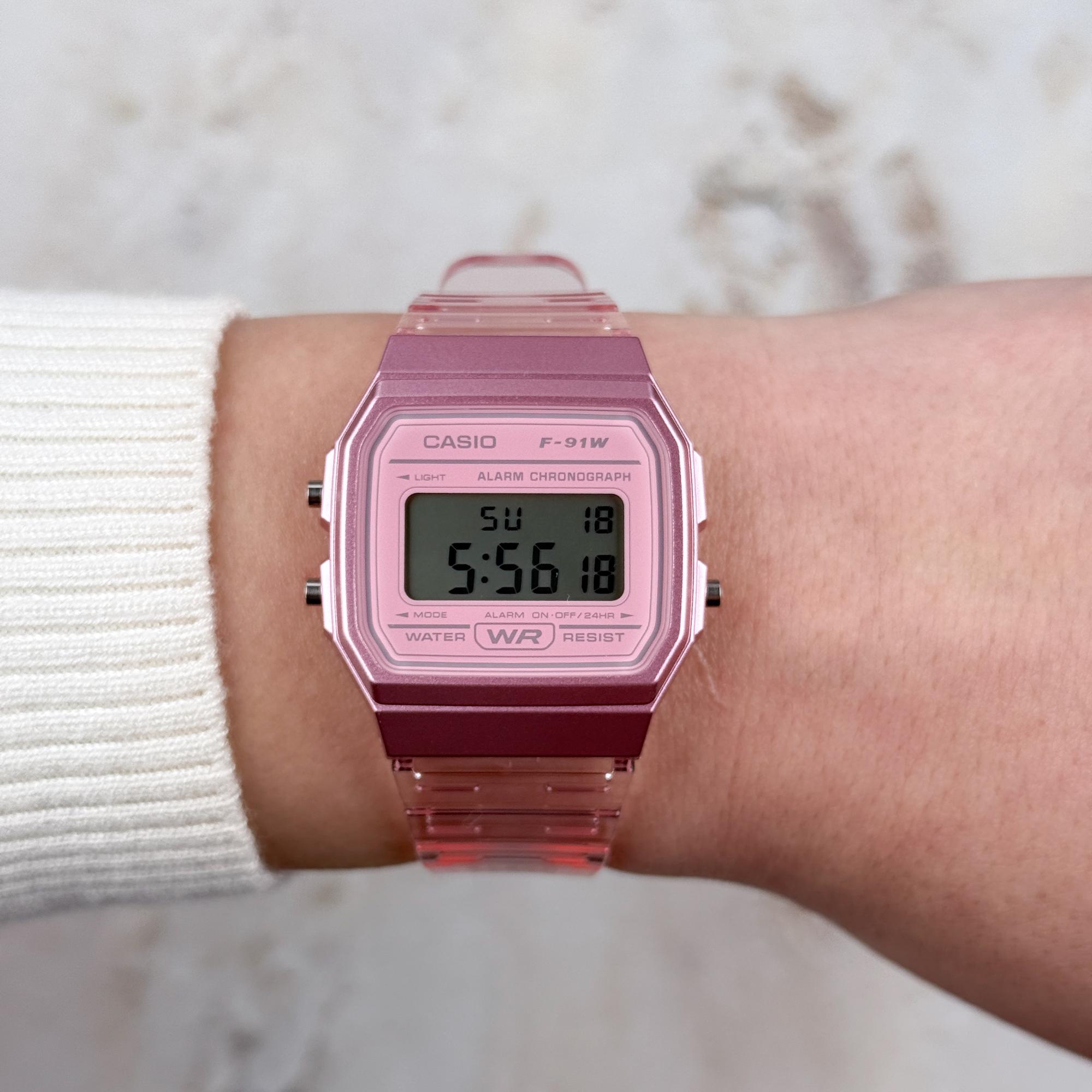 zegarek Casio Vintage F-91WS-4EF kwarcowy damski VINTAGE Midi