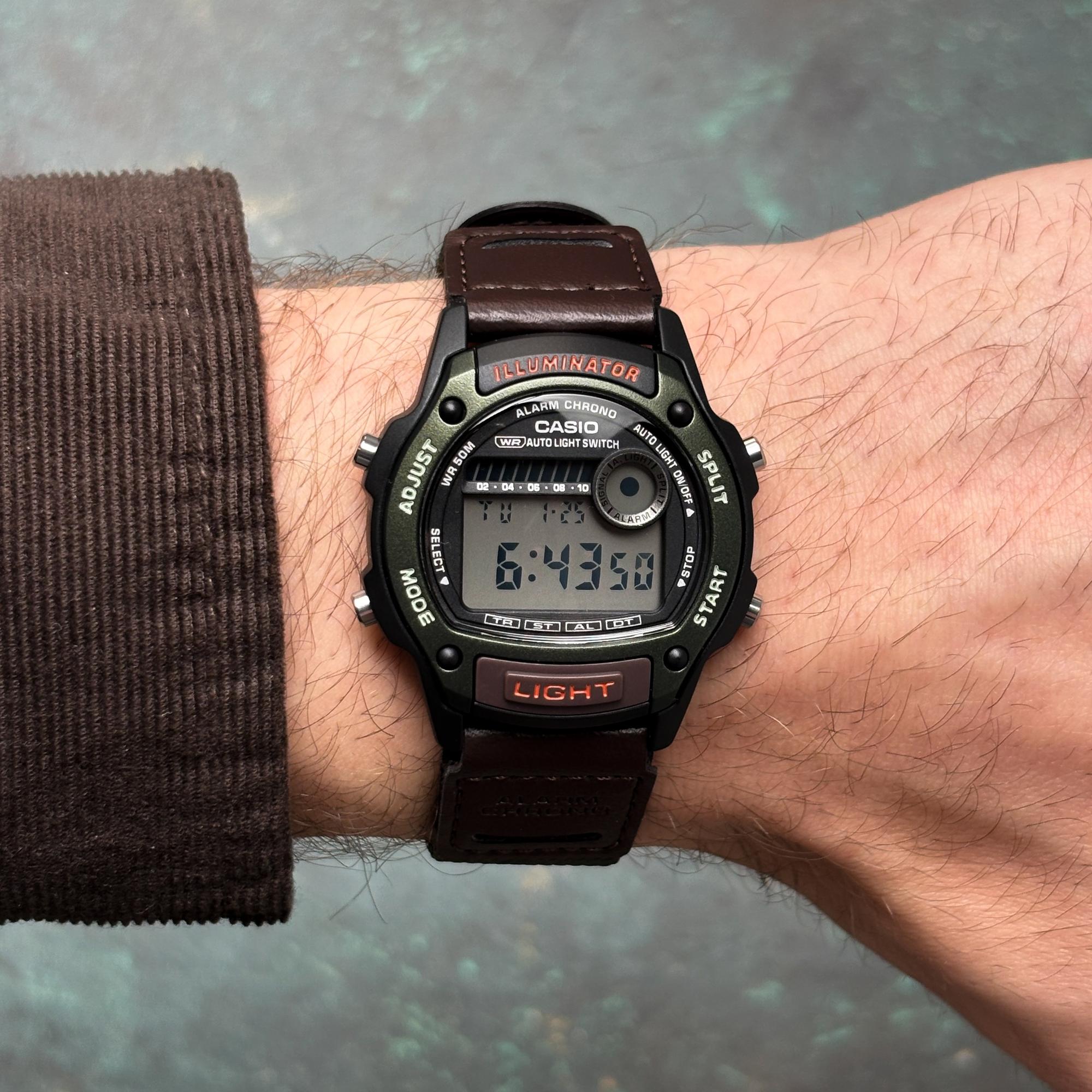 zegarek Casio W-220HF-3AVEF kwarcowy męski Sportowe - miniatura 6