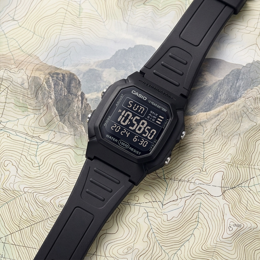 zegarek Casio W-800H-1BVES kwarcowy męski Sportowe Sport - miniatura 6