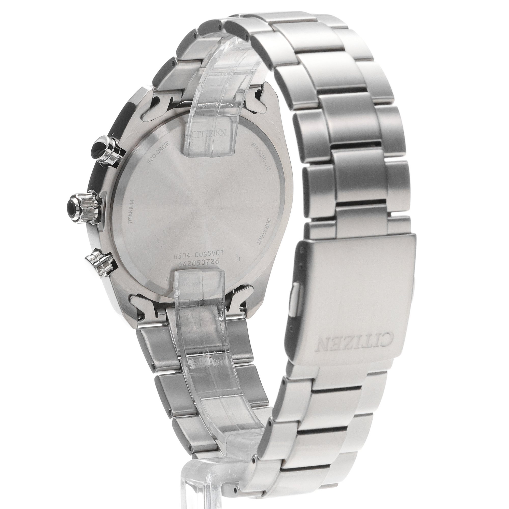 zegarek Citizen AT2590-59A solar męski Ecodrive Super Titanium Chrono Eco-Drive - miniatura 4