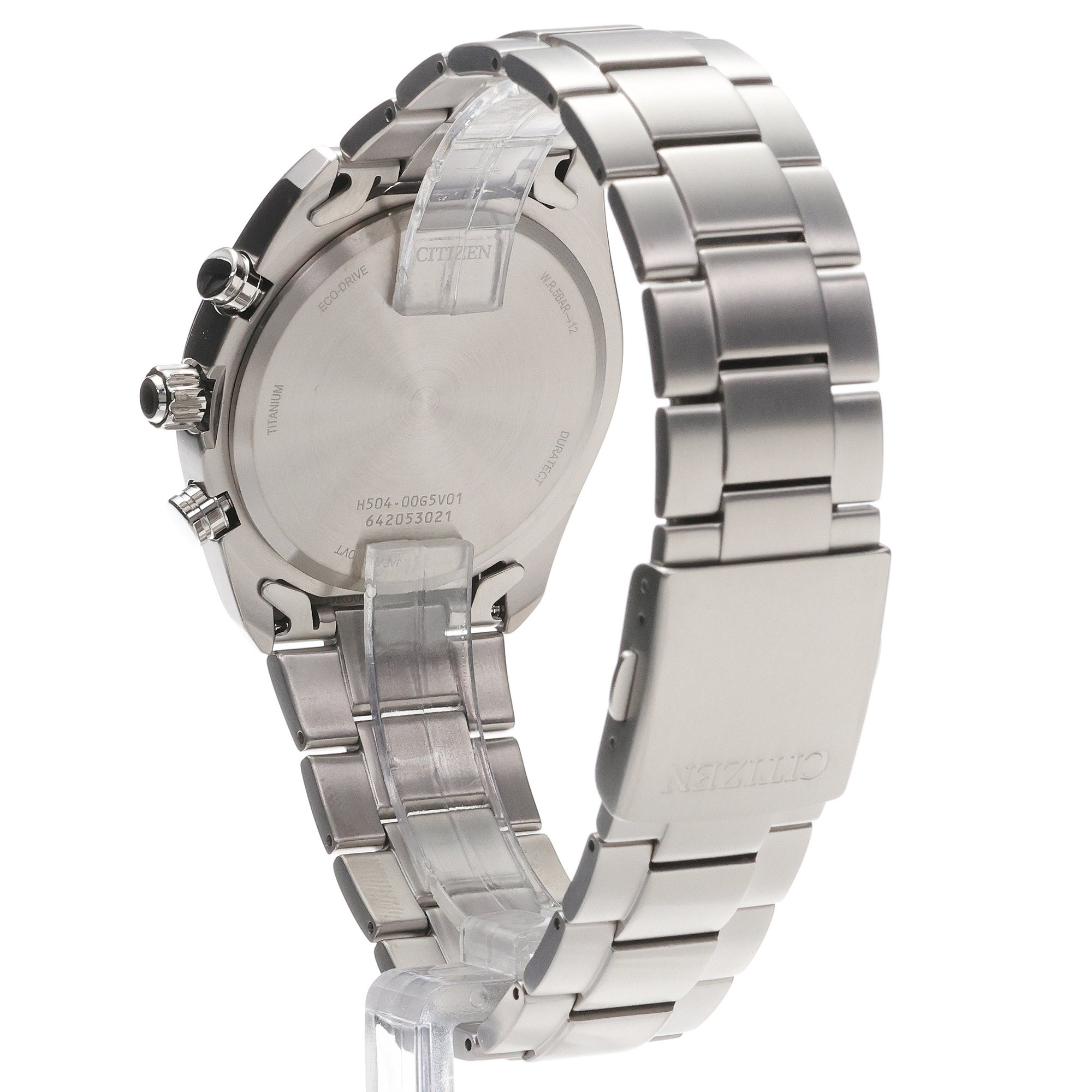zegarek Citizen AT2590-59E solar męski Ecodrive Super Titanium Chrono Eco-Drive - miniatura 4
