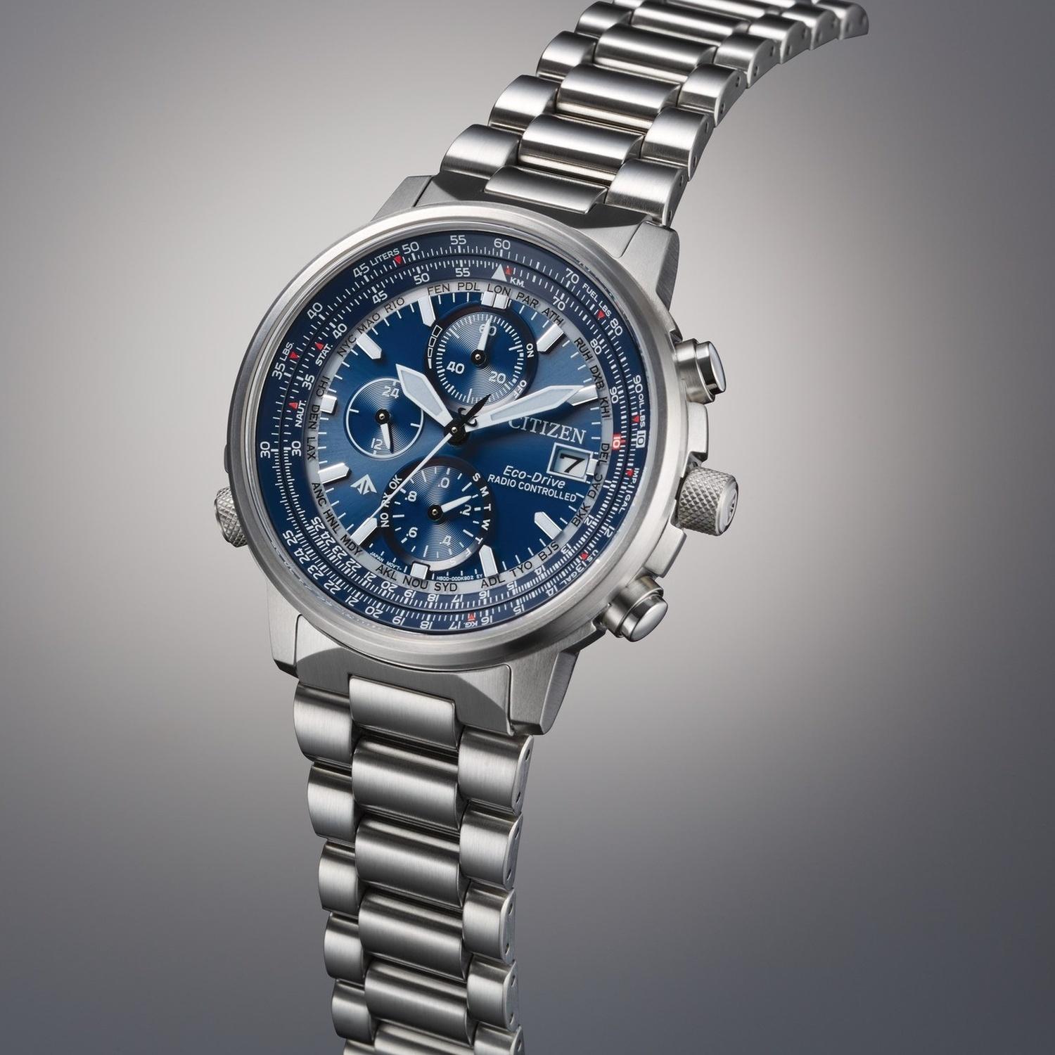 zegarek Citizen AT8300-58L srebrny Promaster