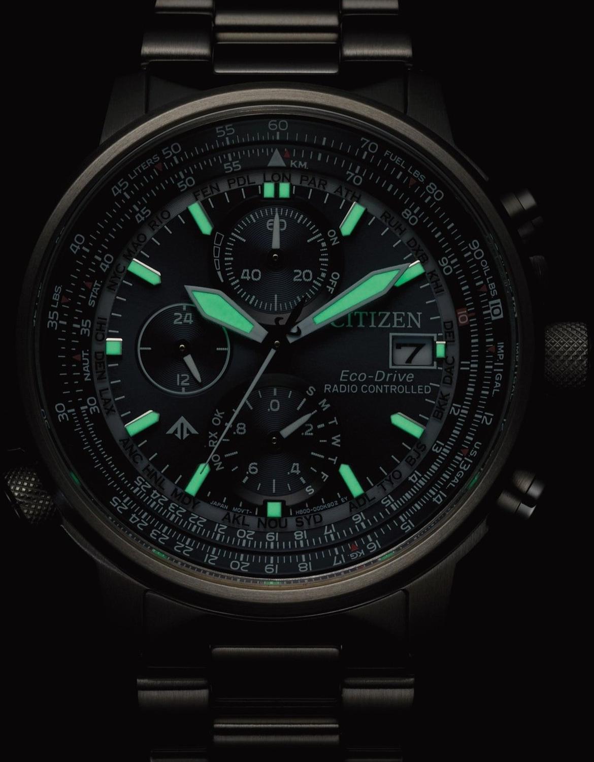 zegarek Citizen AT8300-58L srebrny Promaster
