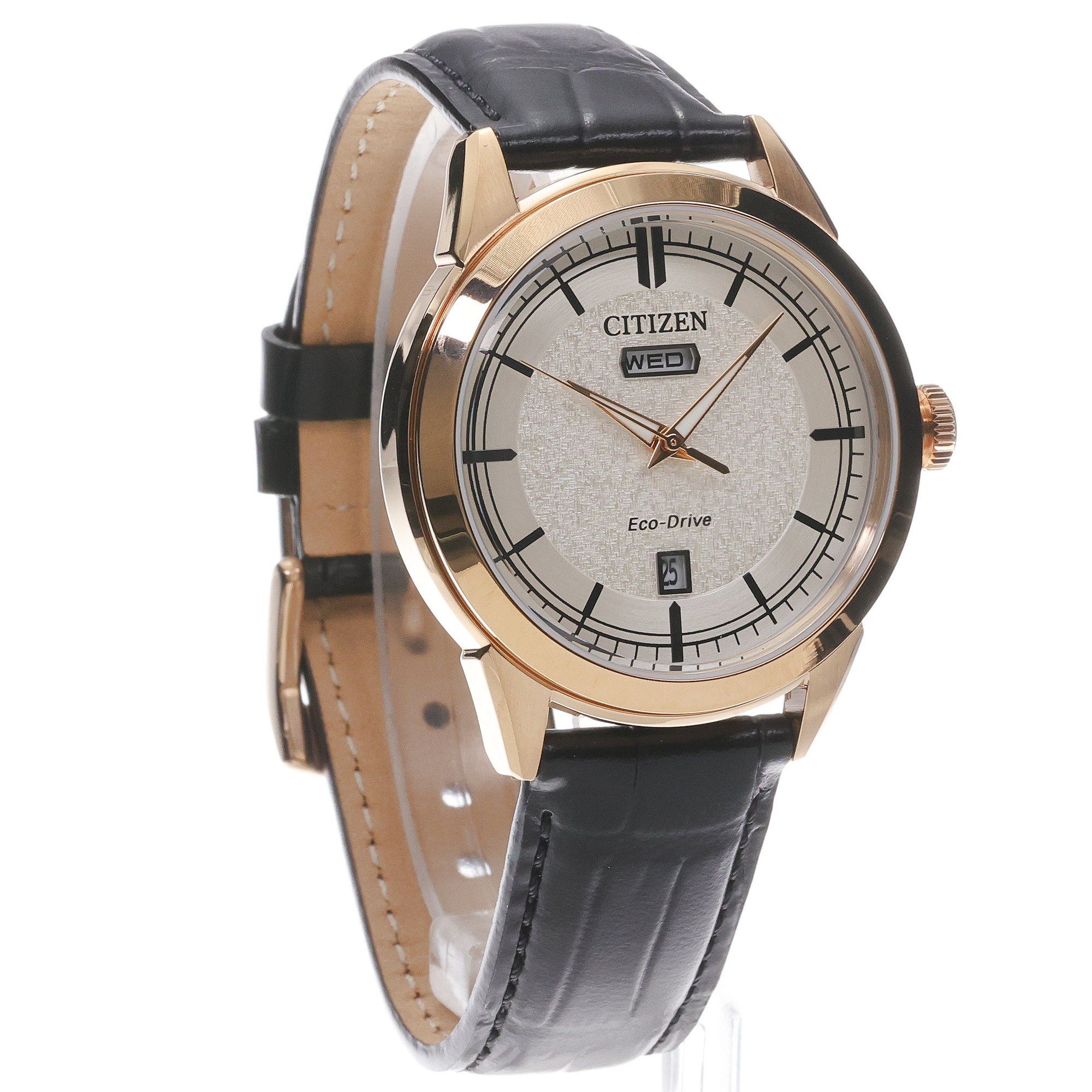 zegarek Citizen AW0153-04AC solar męski Elegance Elegance Classic Day-Date Eco-Drive - miniatura 3