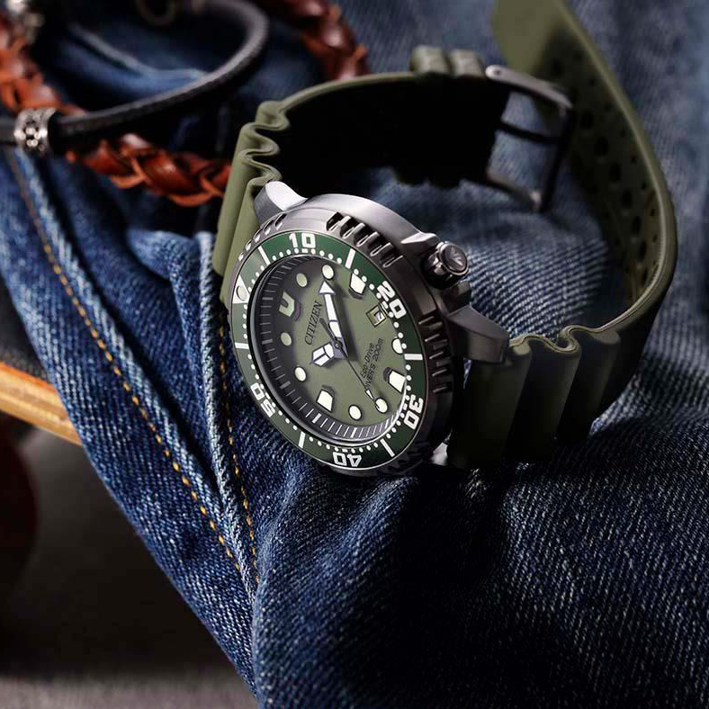 zegarek Citizen BN0157-11X srebrny Promaster