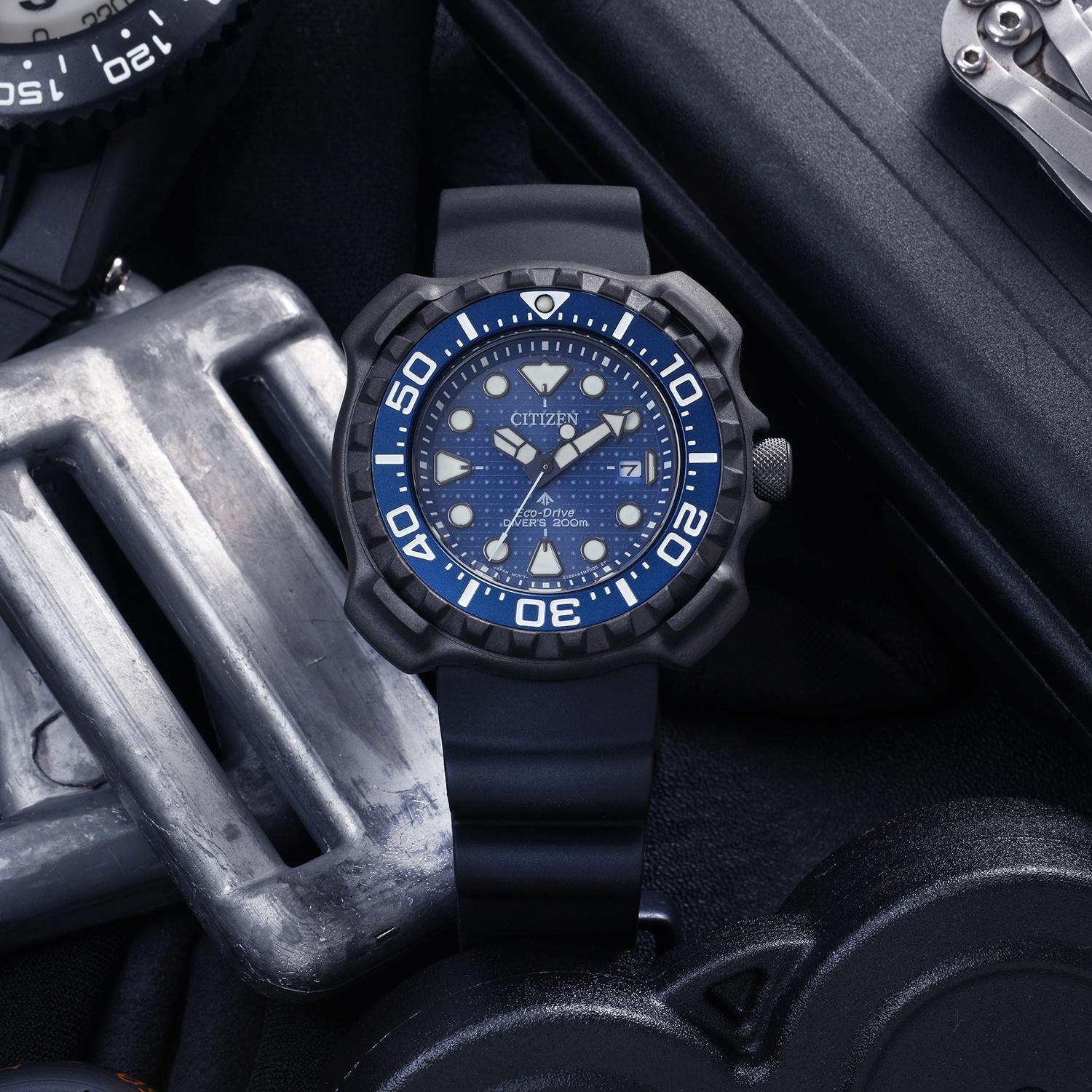 zegarek Citizen BN0225-04L PROMASTER Diver 200m Promaster mineralne - miniatura 11