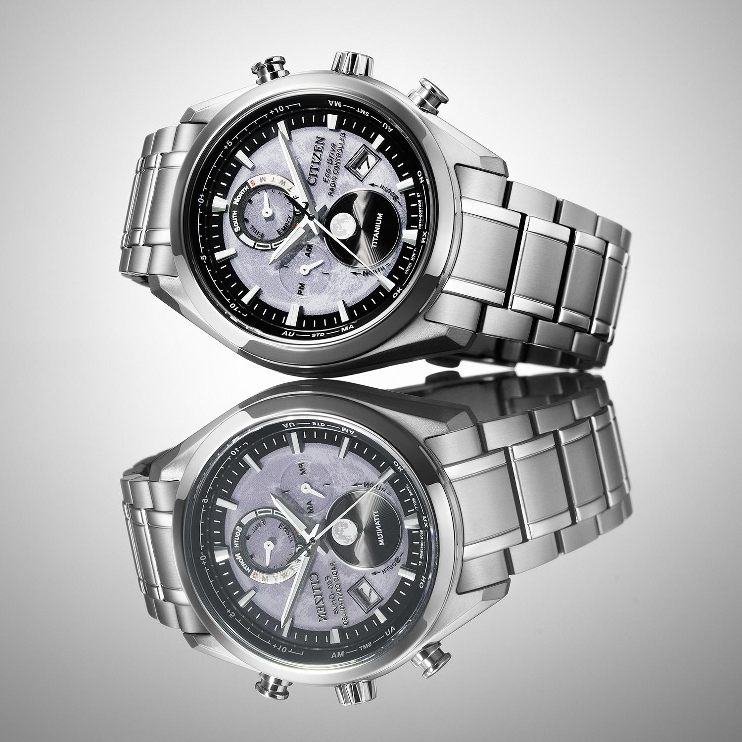 zegarek Citizen BY1010-81H solar męski Radio Controlled Radio Controlled Tsuki-yomi Moonphase Eco-Drive