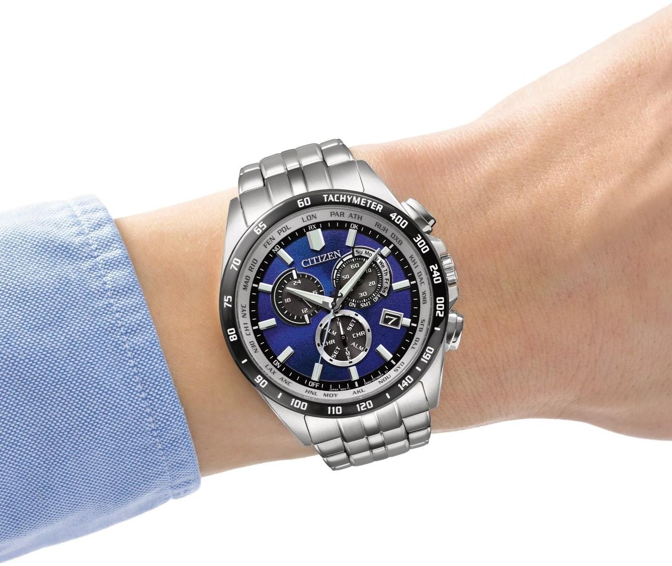 zegarek Citizen CB5874-81L Radio Controlled Limited Edition Radio Controlled szafirowe - miniatura 11