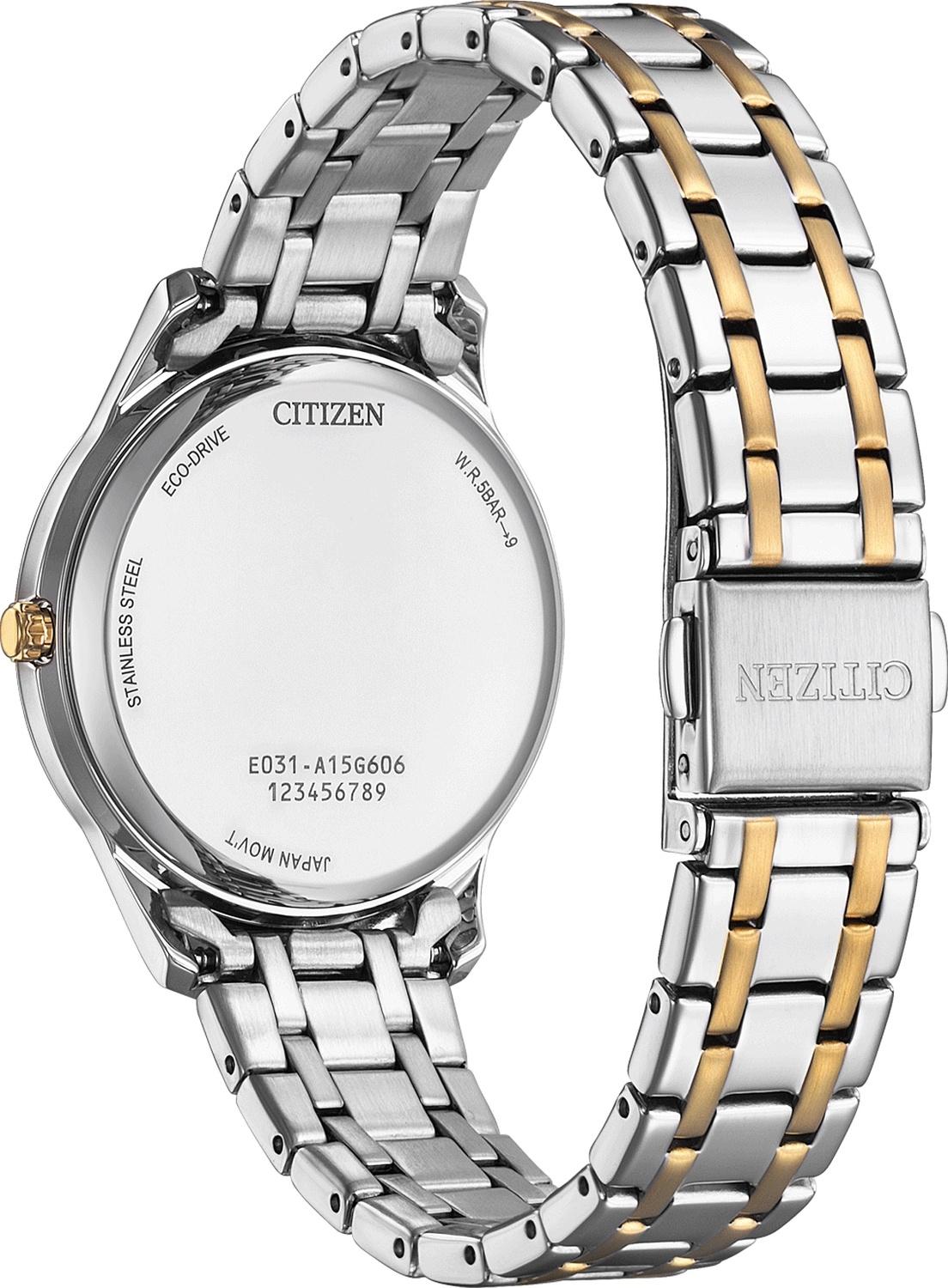 zegarek Citizen EM0416-78A solar damski Elegance Elegance Casual Solar Eco-Drive - miniatura 6