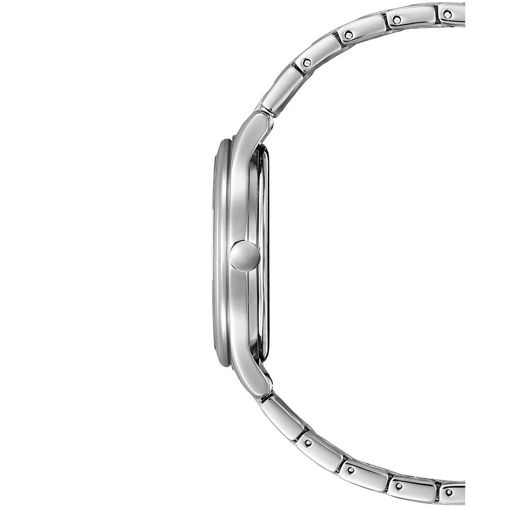 Citizen EM0500-73A zegarek srebrny klasyczny Ecodrive bransoleta