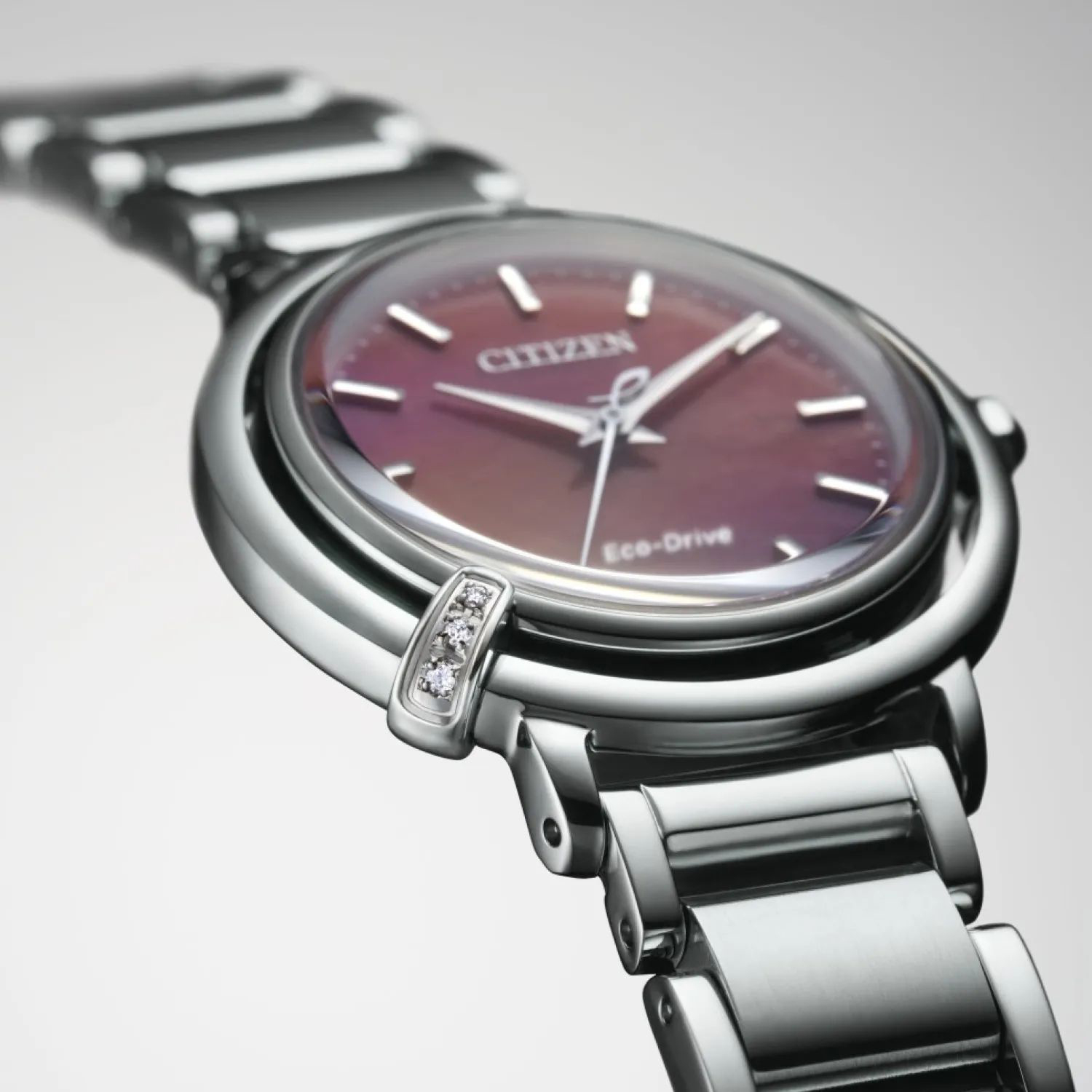 zegarek Citizen EM1090-78X srebrny Lady