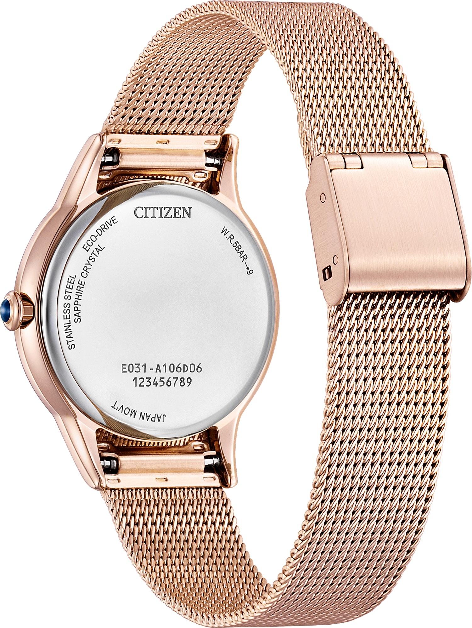 zegarek Citizen EM1153-88A różowe złoto Ecodrive - miniatura 7