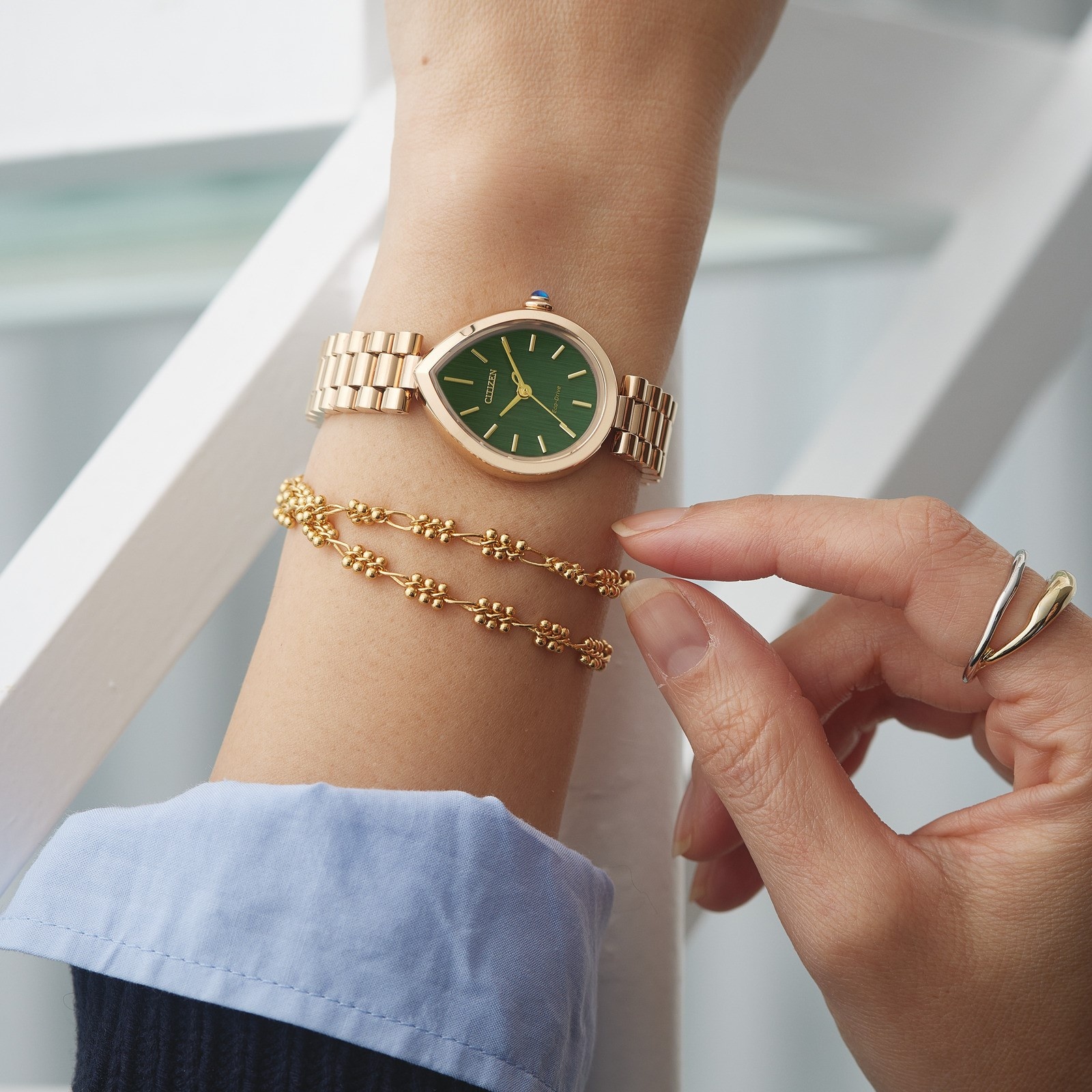 zegarek Citizen EM1203-57X różowe złoto Ecodrive - miniatura 10