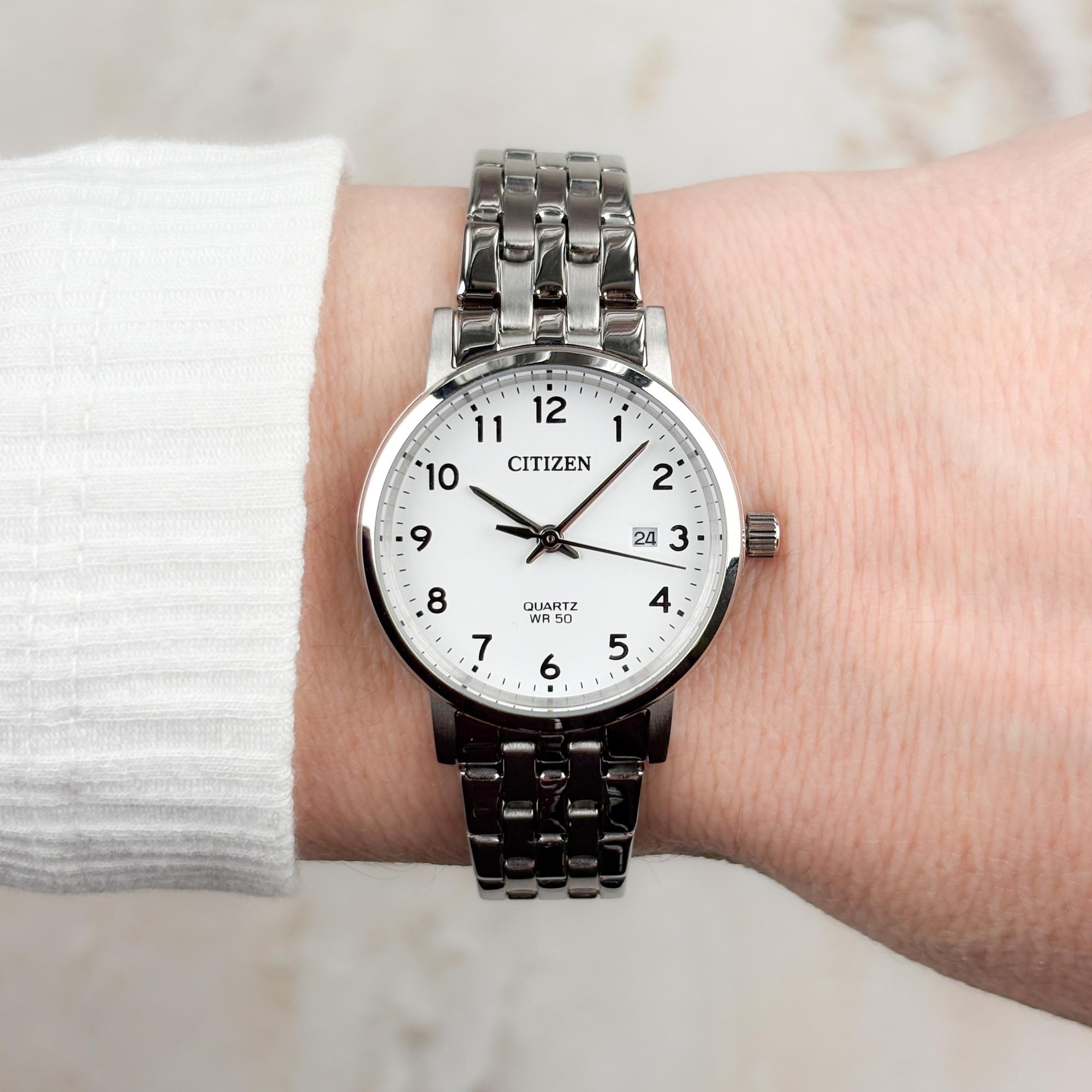 zegarek Citizen EU6090-54A srebrny Elegance