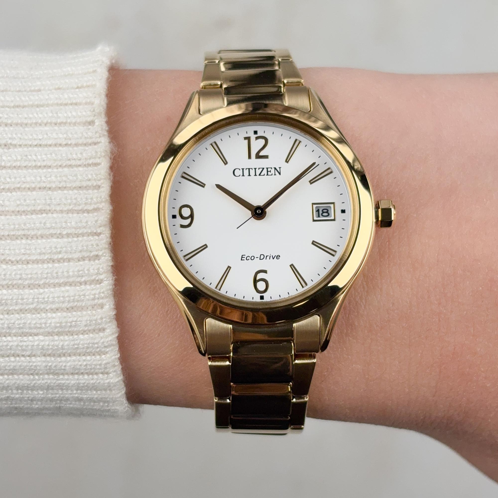 zegarek Citizen FE6122-64A złoty Lady