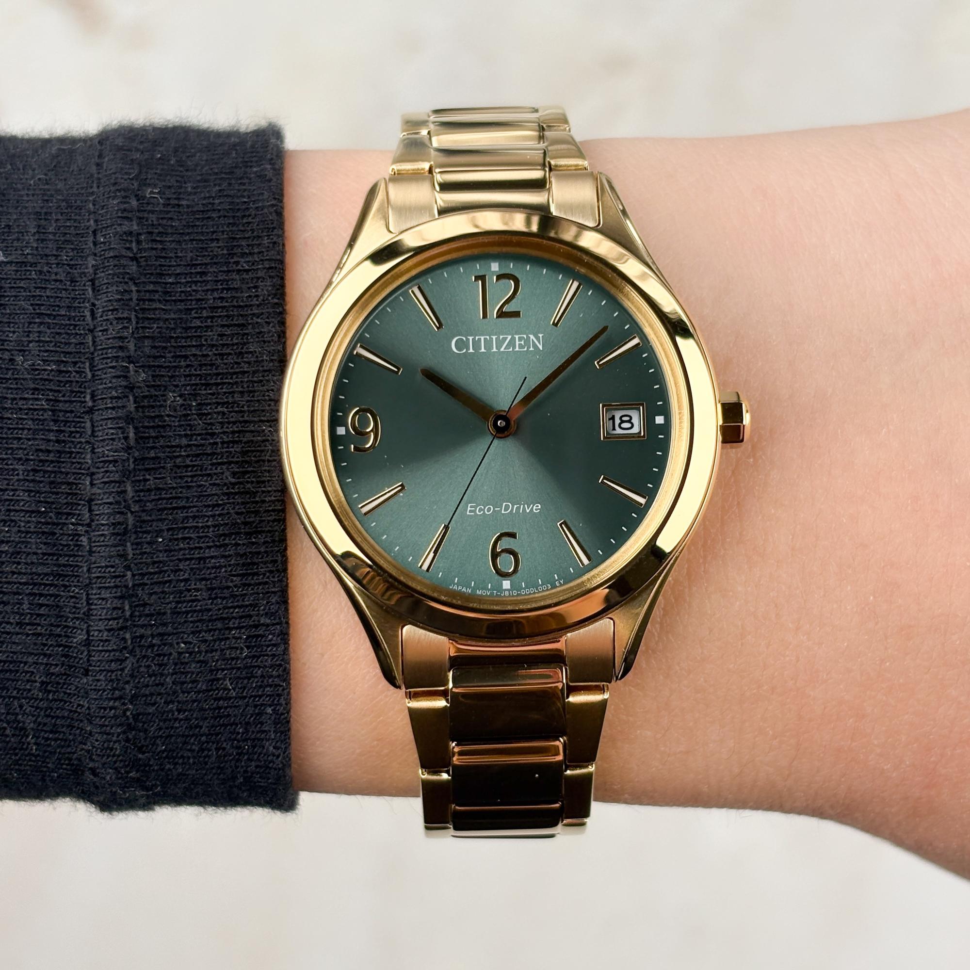 zegarek Citizen FE6122-64X złoty Lady - miniatura 7