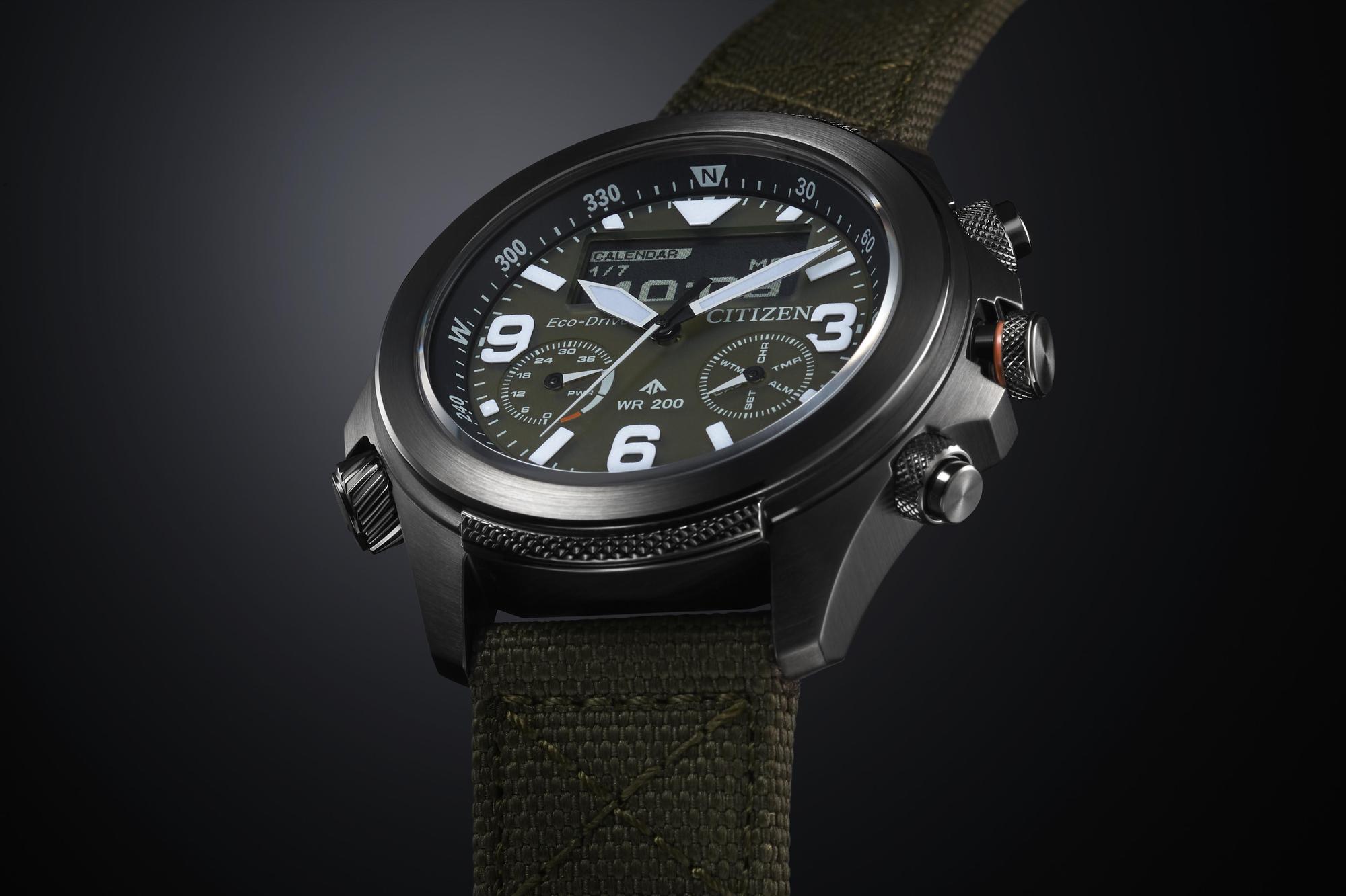 zegarek Citizen JV1005-02W szary Promaster