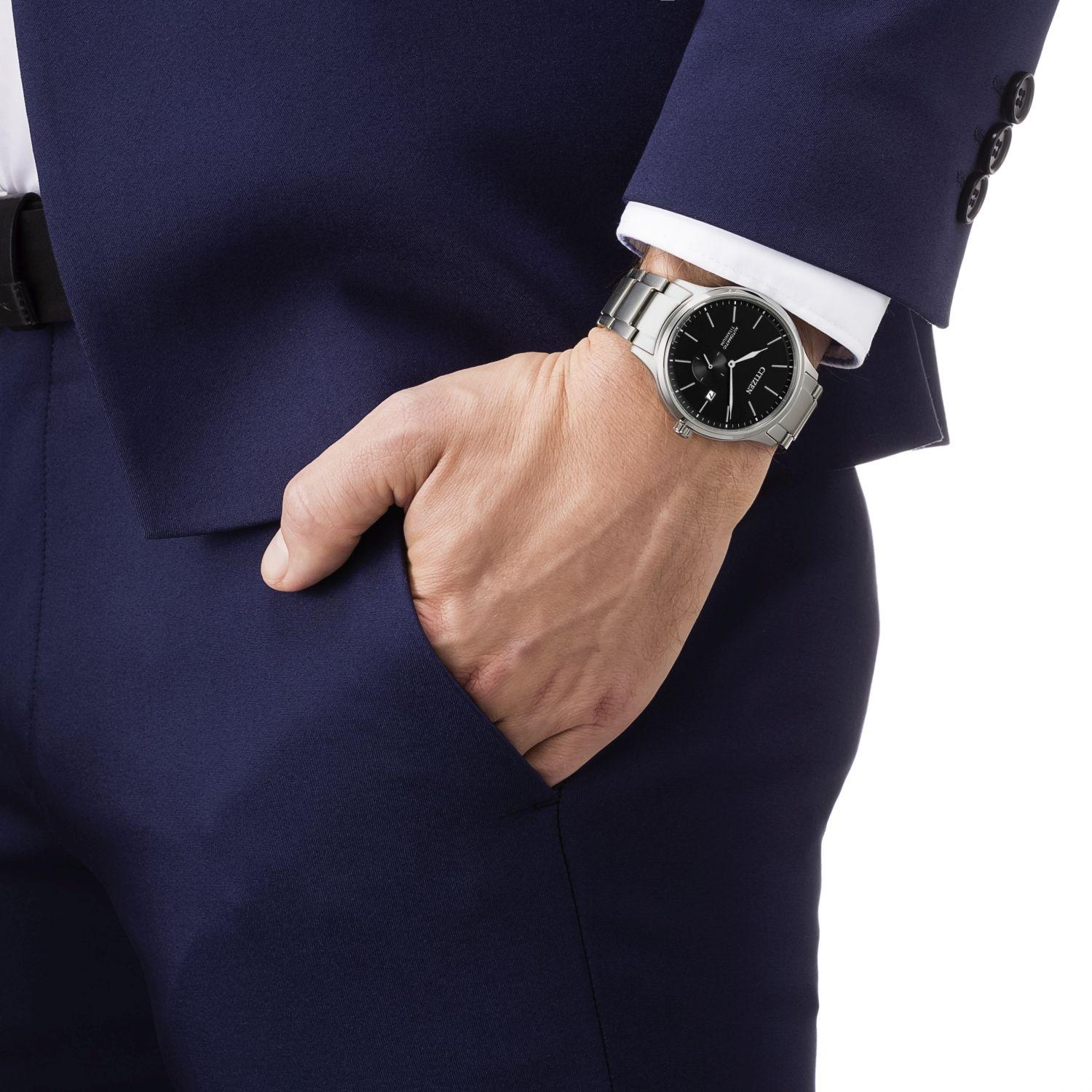 zegarek Citizen NJ0090-81E srebrny Titanium