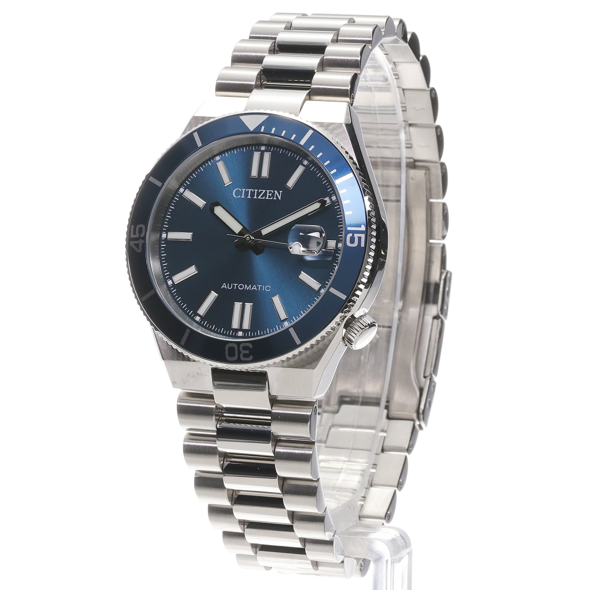 zegarek Citizen NJ0231-56L Tsuyosa Shore Automatic Męskie szafirowe - miniatura 2