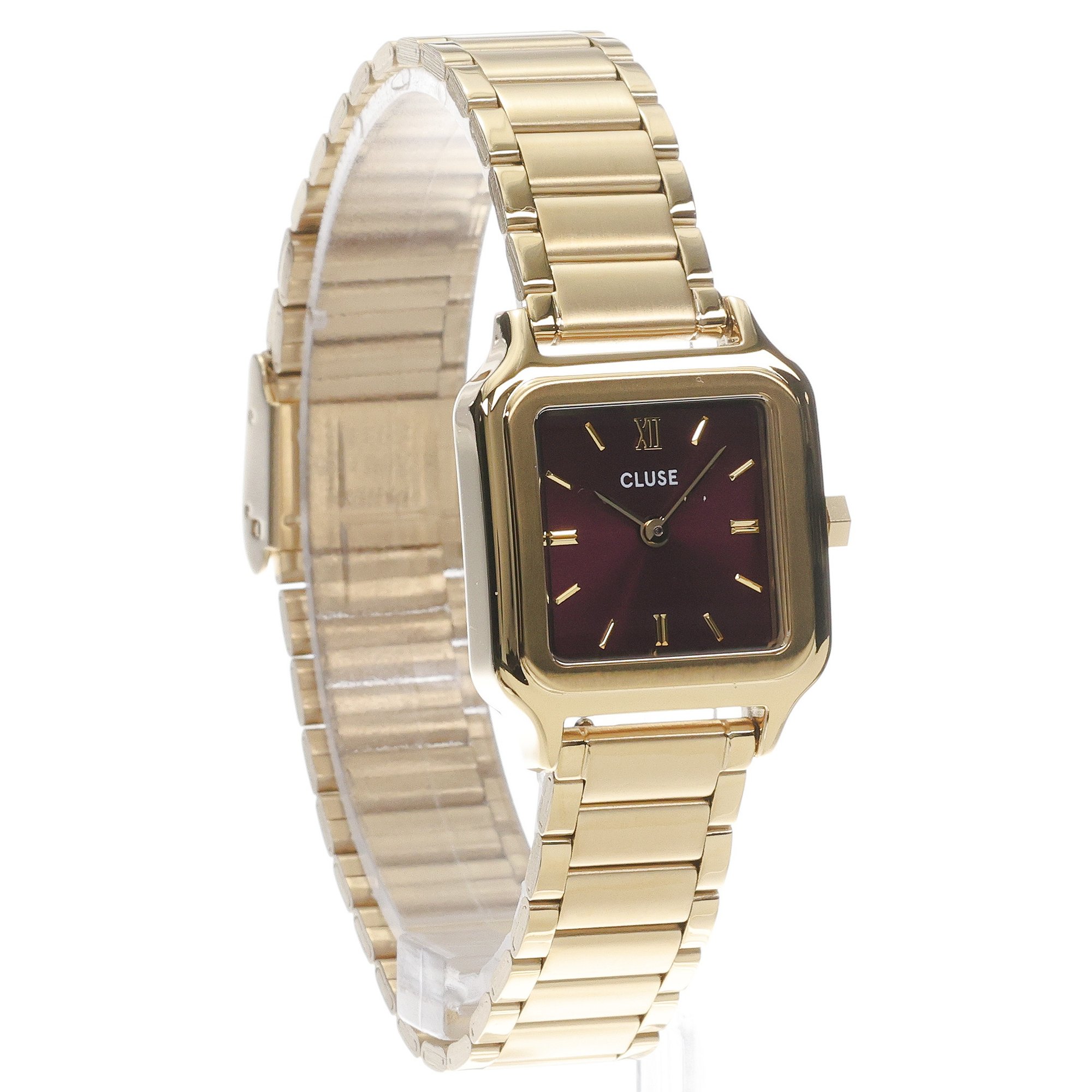 zegarek Cluse CG11805 Gracieuse Petite Dark Cherry Gold Gift Box Gracieuse mineralne - miniatura 3