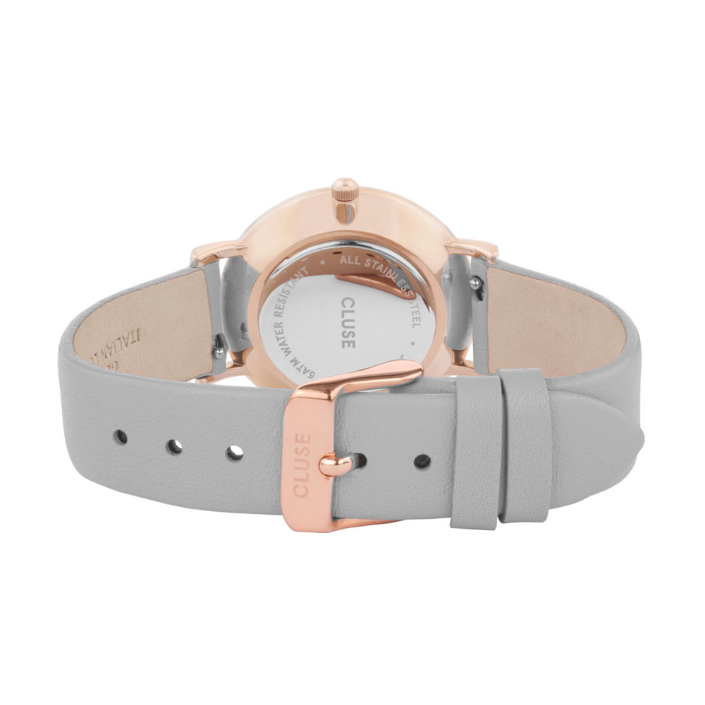 zegarek Cluse CL63001 kwarcowy damski Le Couronnement Rose Gold White/Soft grey