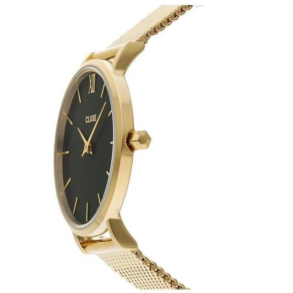zegarek Cluse CW10206 kwarcowy damski Minuit Mesh Green Gold Colour