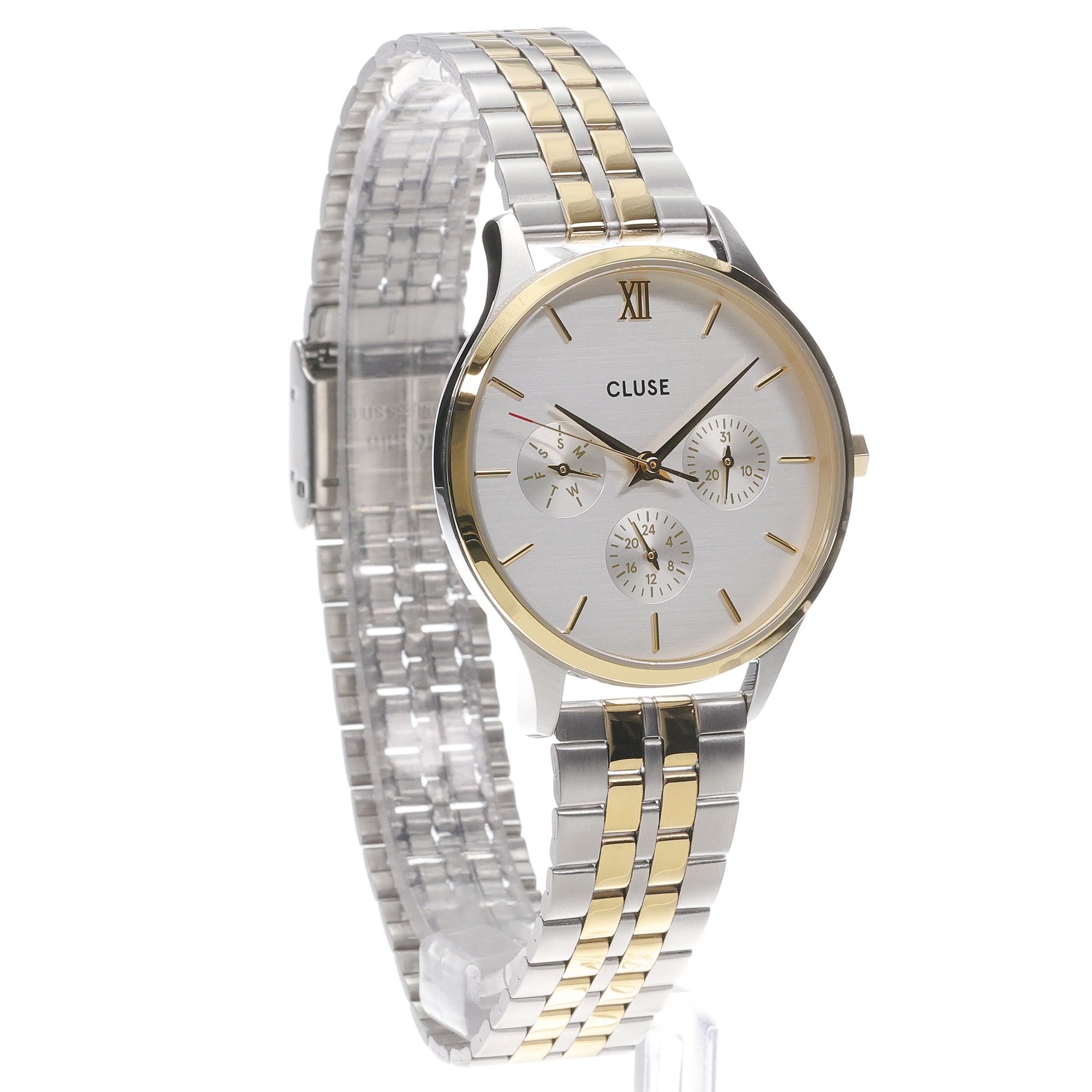 zegarek Cluse CW10704 kwarcowy damski Minuit Minuit Multifunction Gold-Silver - miniatura 3