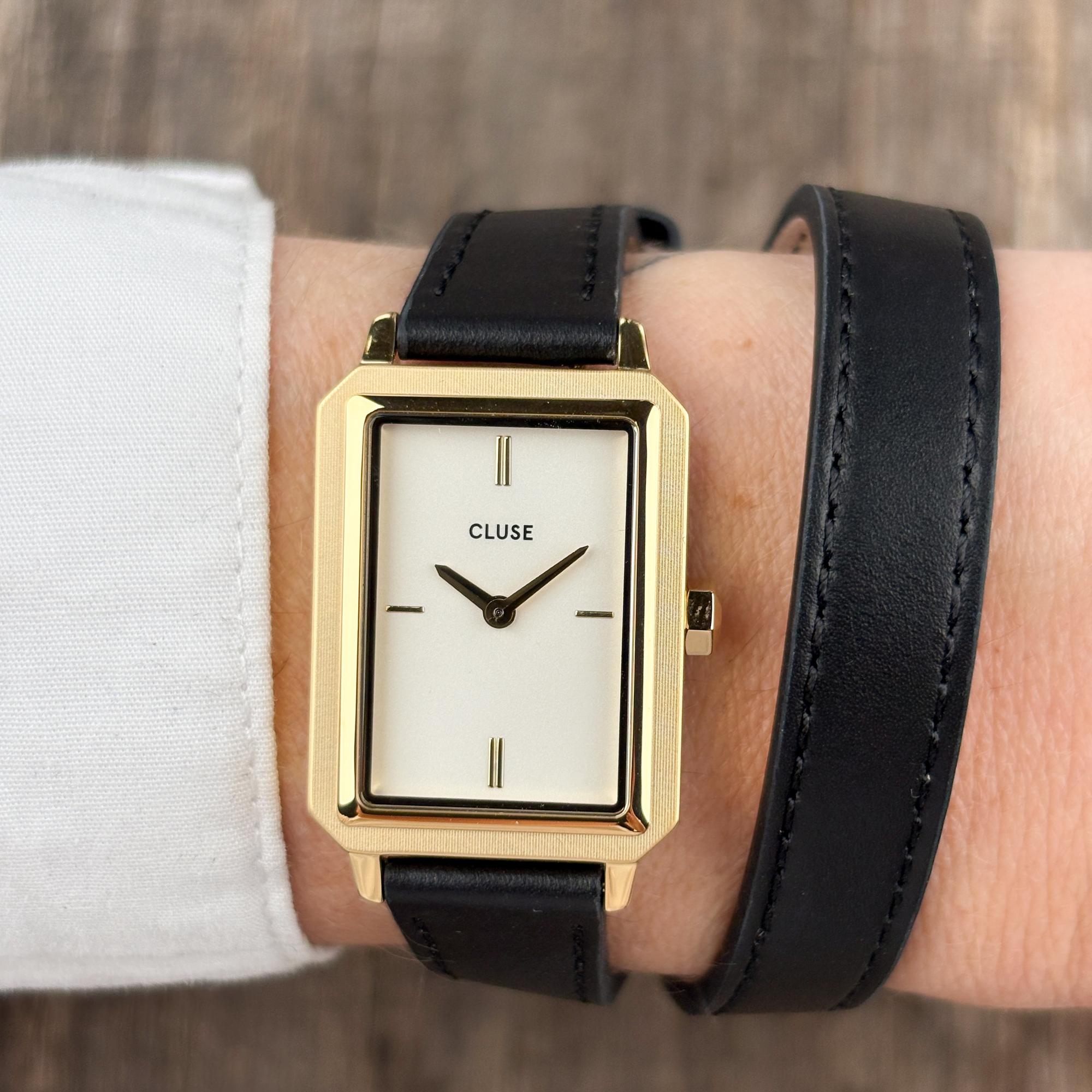 zegarek Cluse CW11513 złoty Fluette