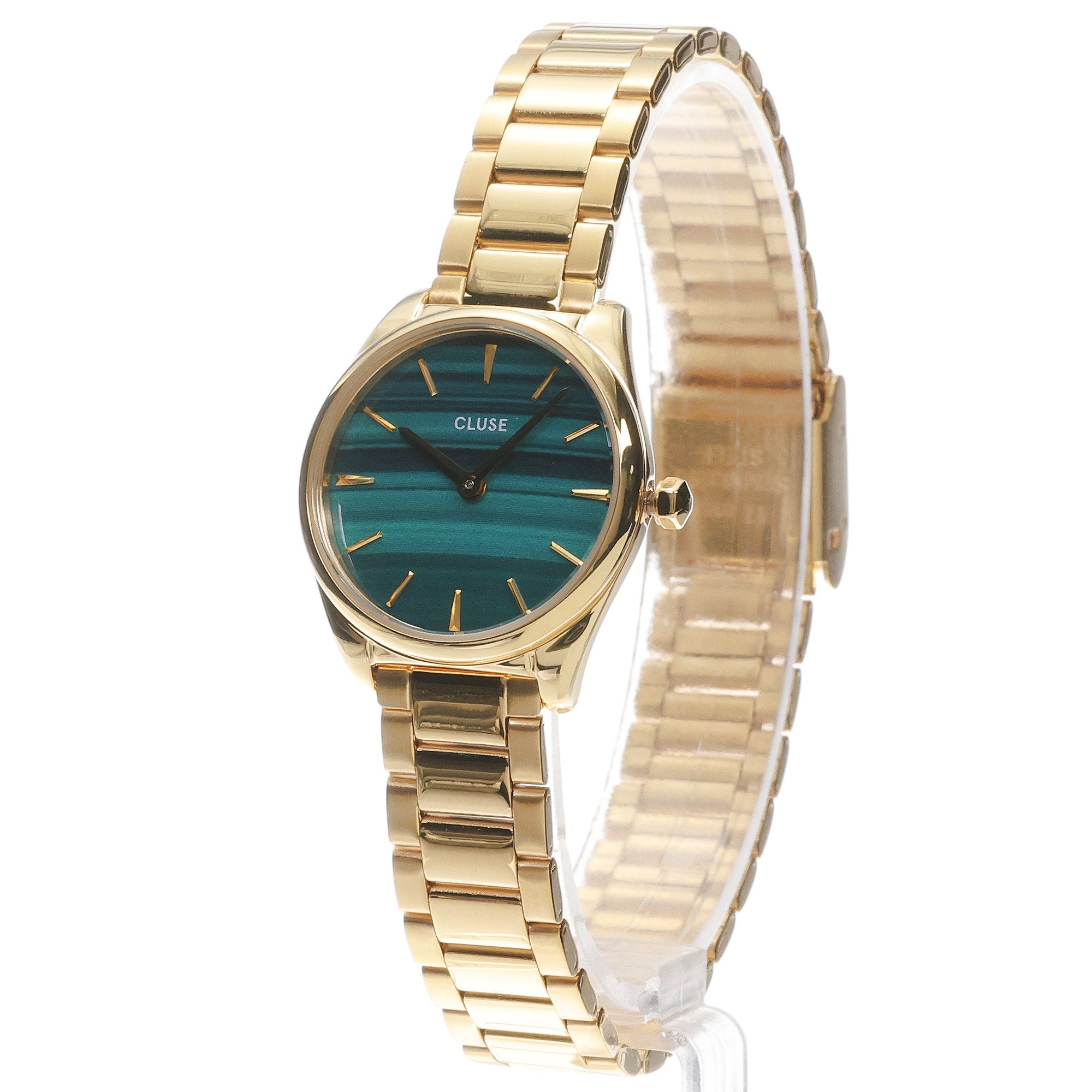 zegarek Cluse CW11702 kwarcowy damski Feroce Petite Mini Steel Green Gold Colour