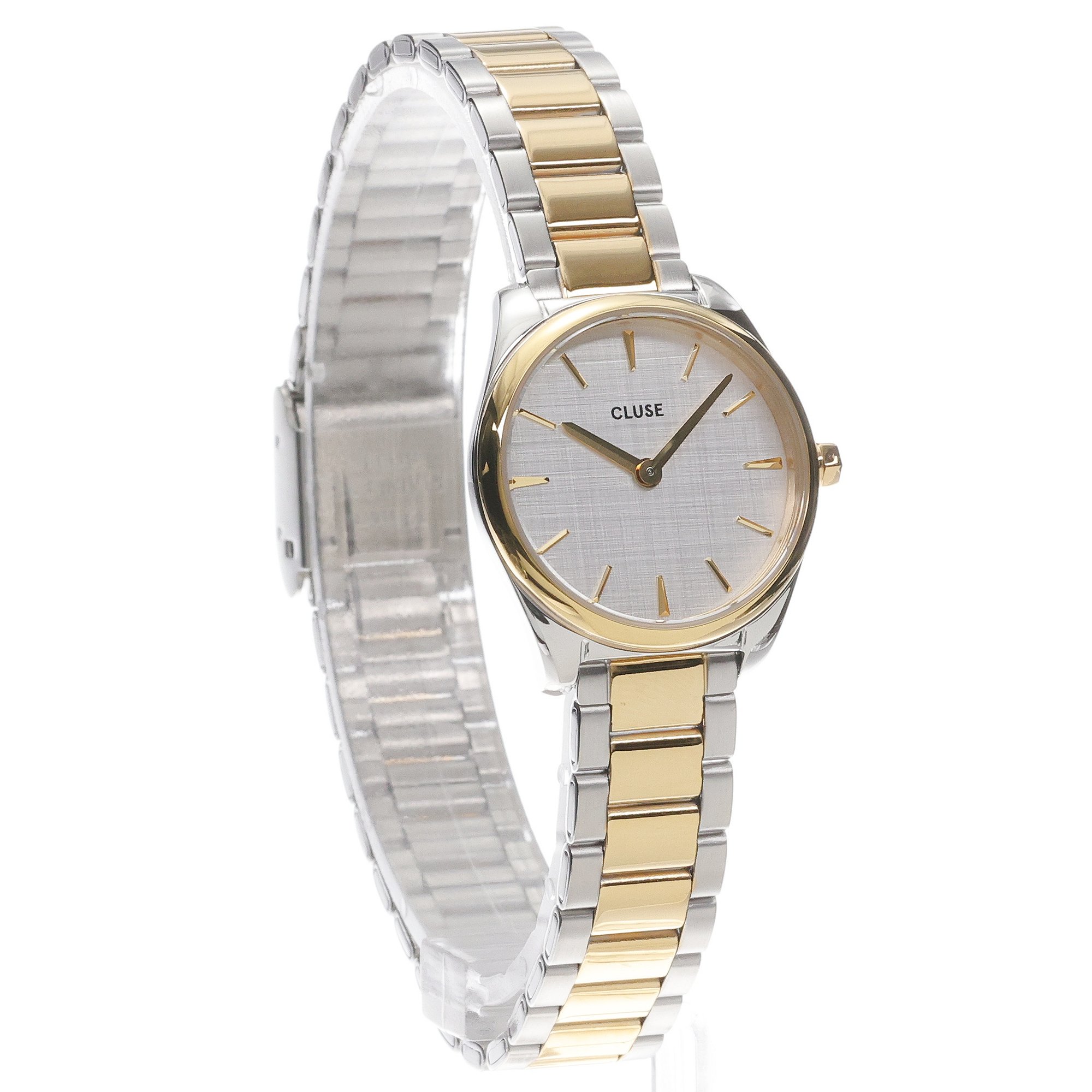zegarek Cluse CW11708 kwarcowy damski Feroce Petite Watch Steel Silver Bicolour - miniatura 3