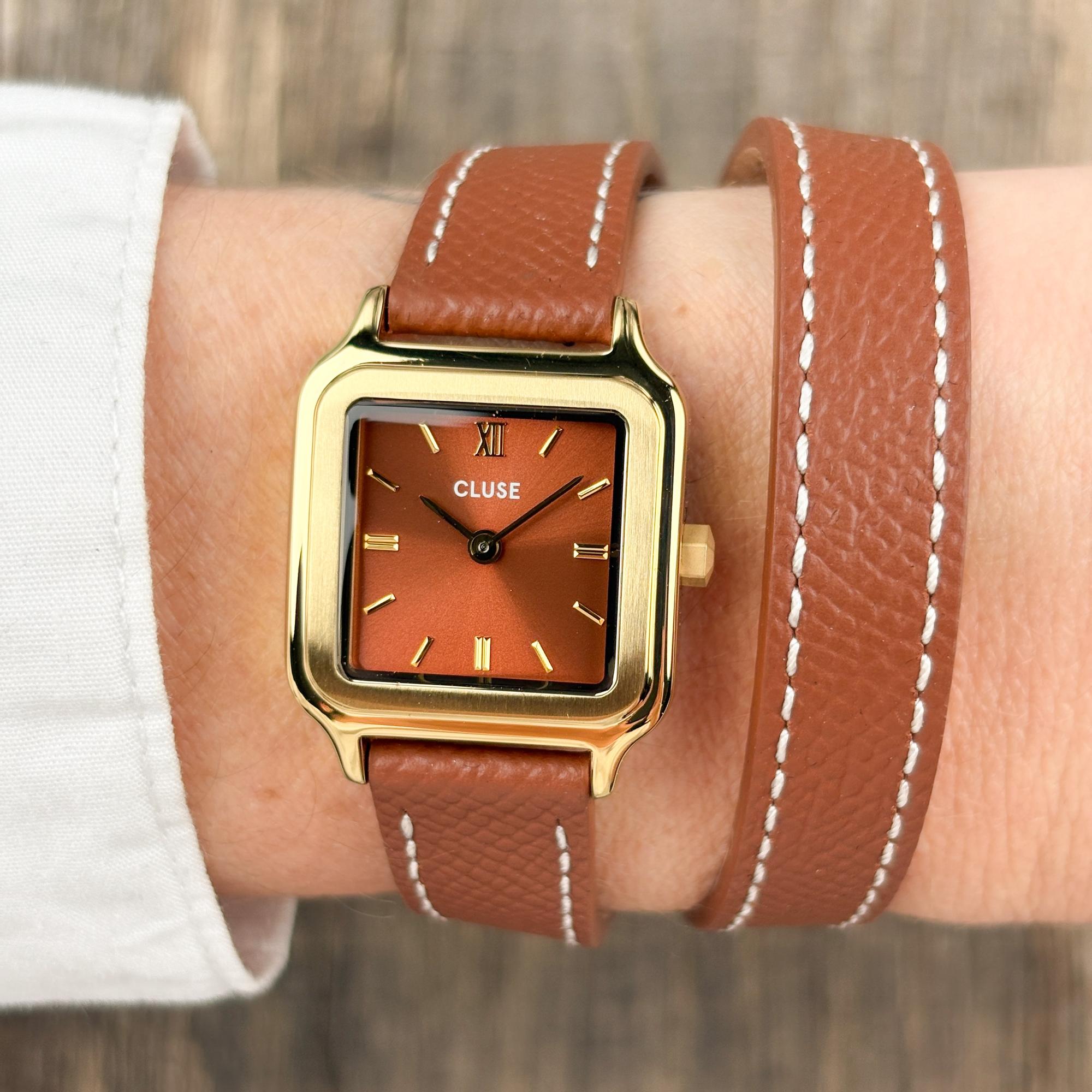zegarek Cluse CW11810 kwarcowy damski Gracieuse Petite Brown 24mm - miniatura 6
