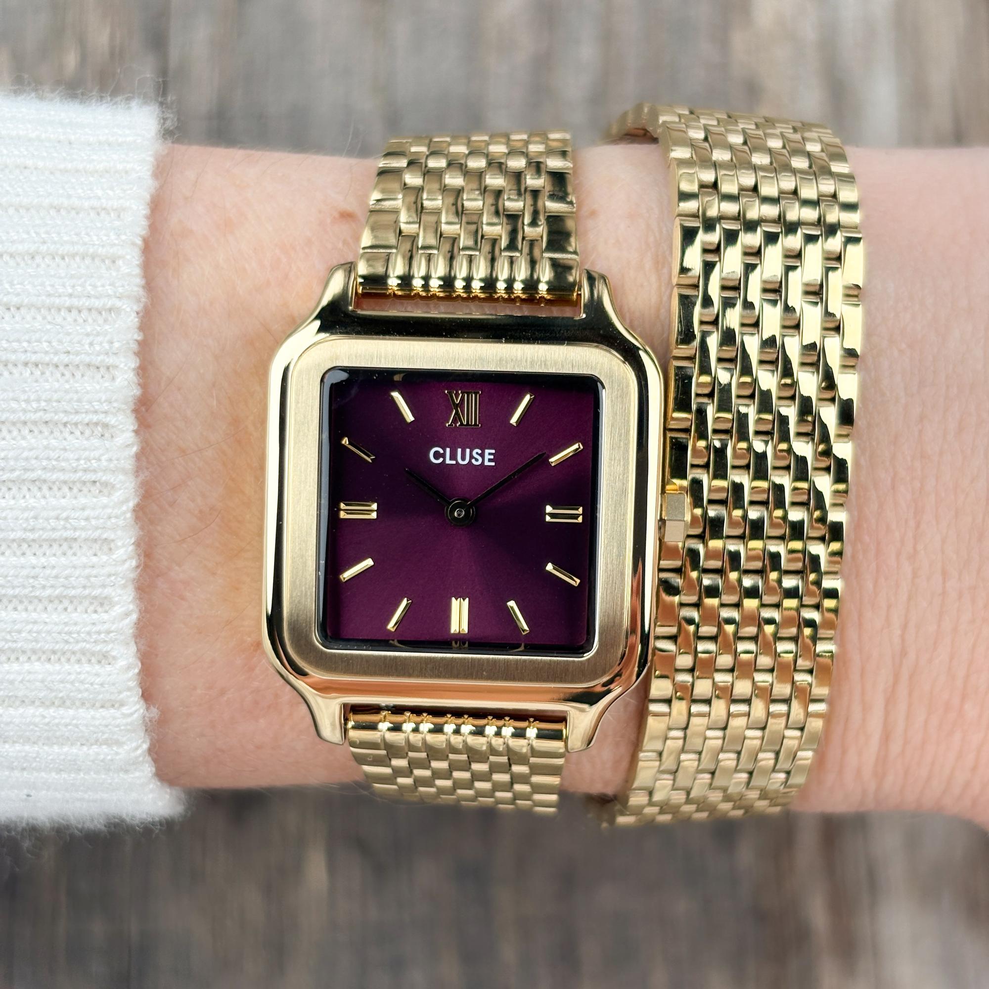 zegarek Cluse CW11910 złoty Gracieuse