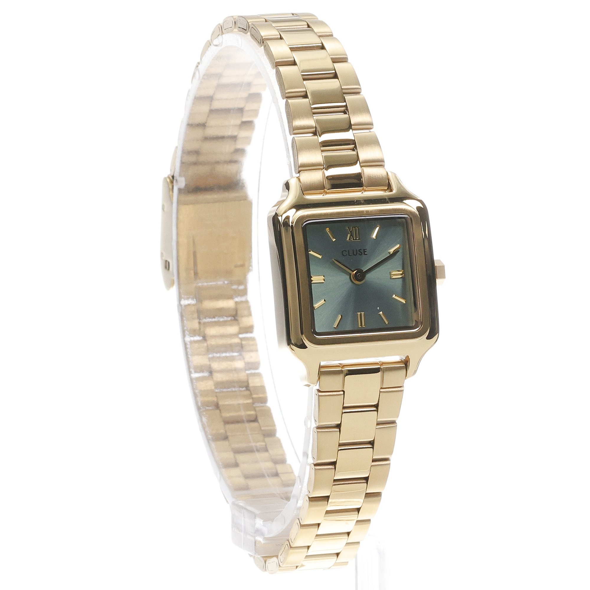 zegarek Cluse CW15505 kwarcowy damski Gracieuse Gracieuse Mini Steel Sage Green Gold