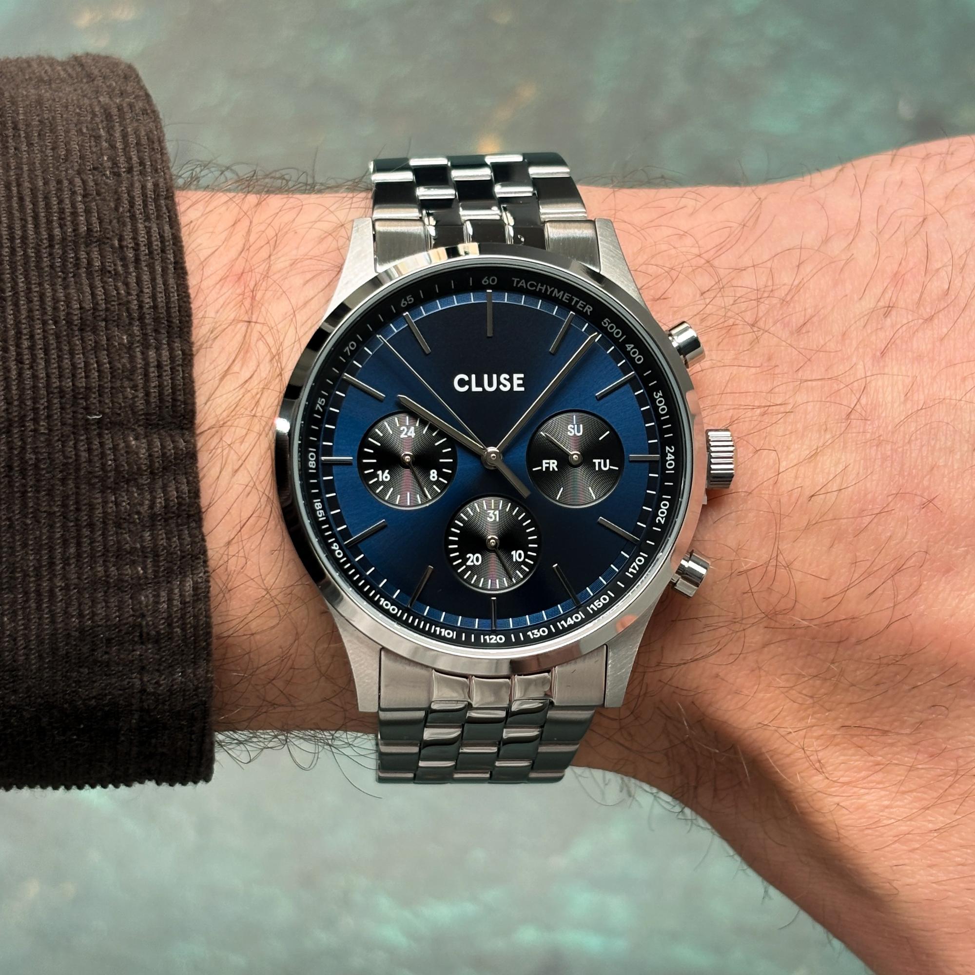 zegarek Cluse CW21008 kwarcowy męski Antheor Antheor Stainless Steel 42mm