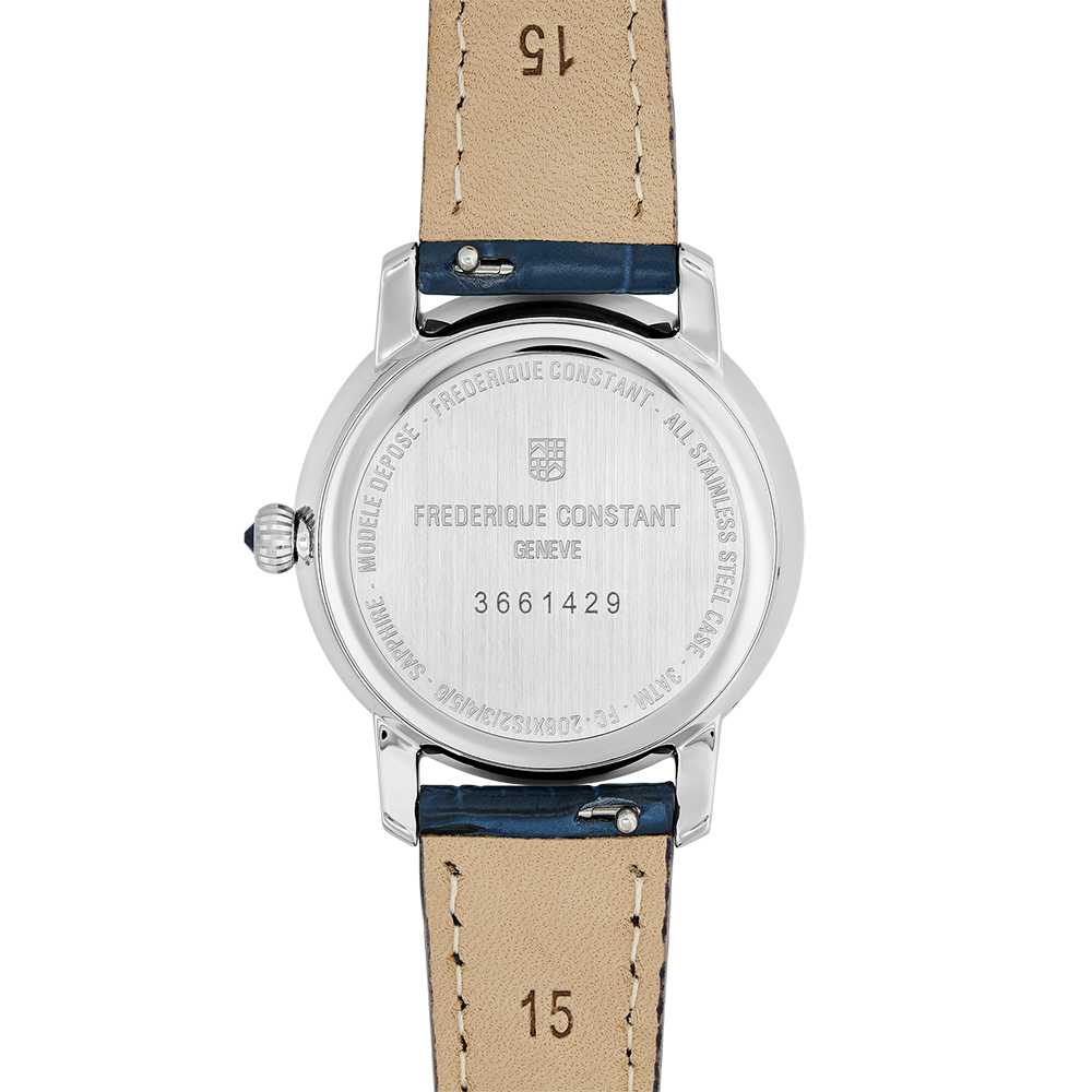 Frederique Constant FC-206MPWD1S6 damski zegarek Slimline pasek - miniatura 4