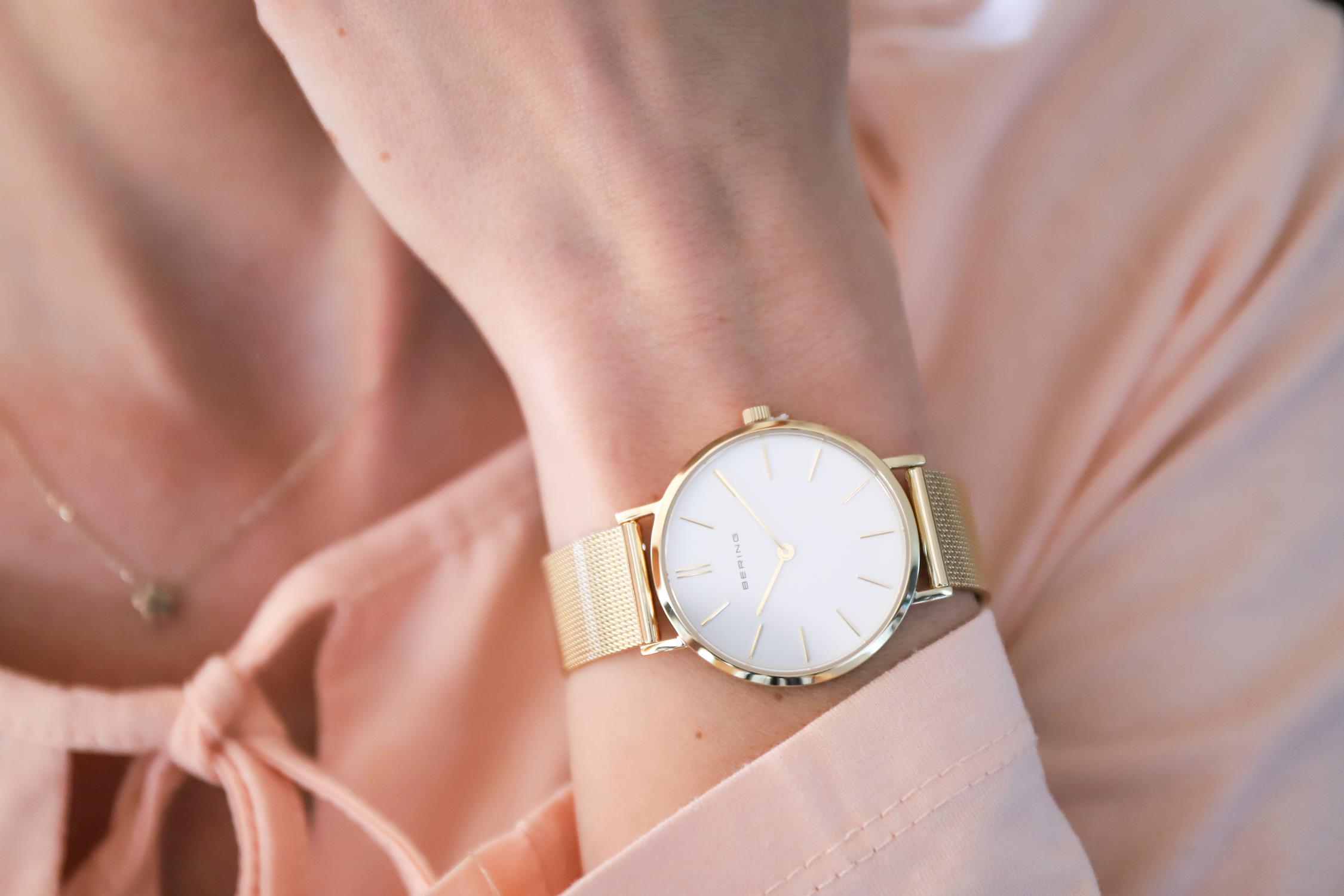Bering 14134-331 zegarek złoty fashion/modowy Classic bransoleta - miniatura 3