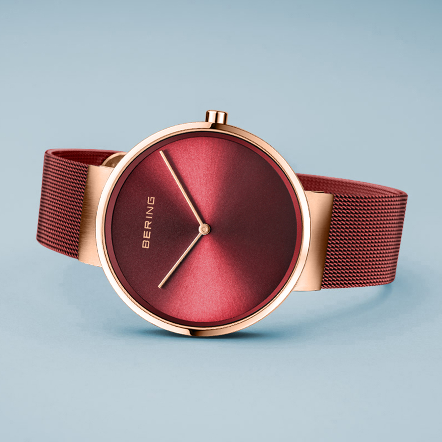 Bering 14539-363 zegarek różowe złoto fashion/modowy Classic bransoleta