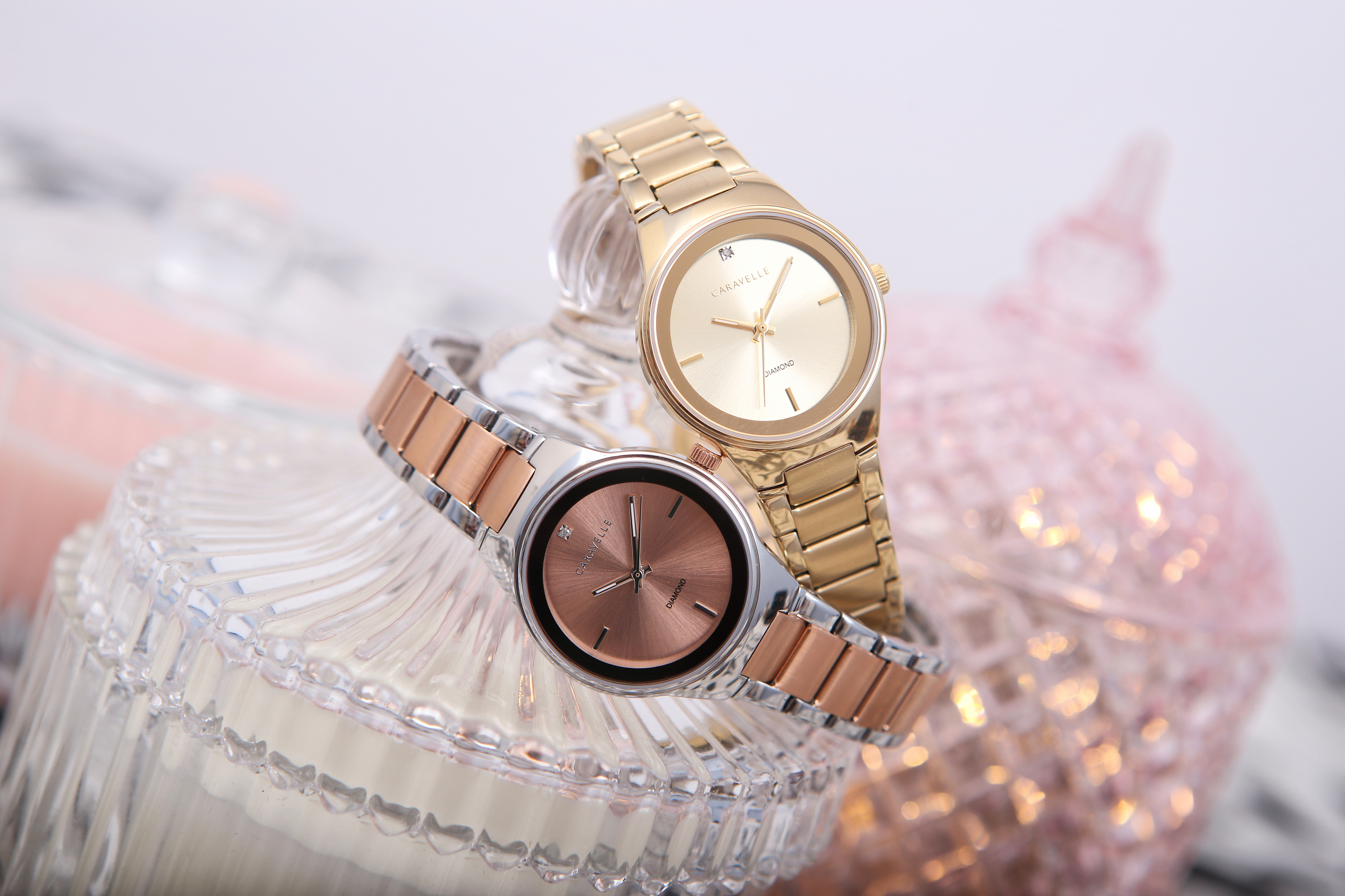 Caravelle 44P101 Bransoleta zegarek damski fashion/modowy mineralne
