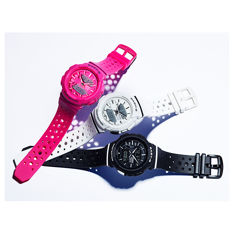 Baby-G BGA-240-4AER Baby-G zegarek damski sportowy mineralne
