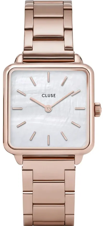 Cluse CL60027S La Tetragone Three Link Rose Gold/White Pearl - zdjęcie 1