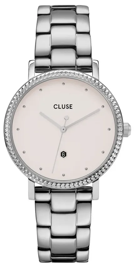 Cluse CW0101209008 Le Couronnement Le Couronnement 3-Link Silver Winter white/Silver - zdjęcie 1
