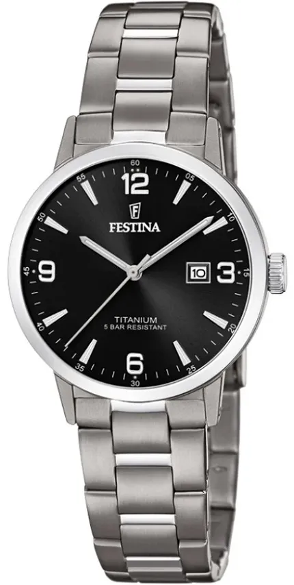 Festina F20436-3 Titanium Titanium Date - zdjęcie 1