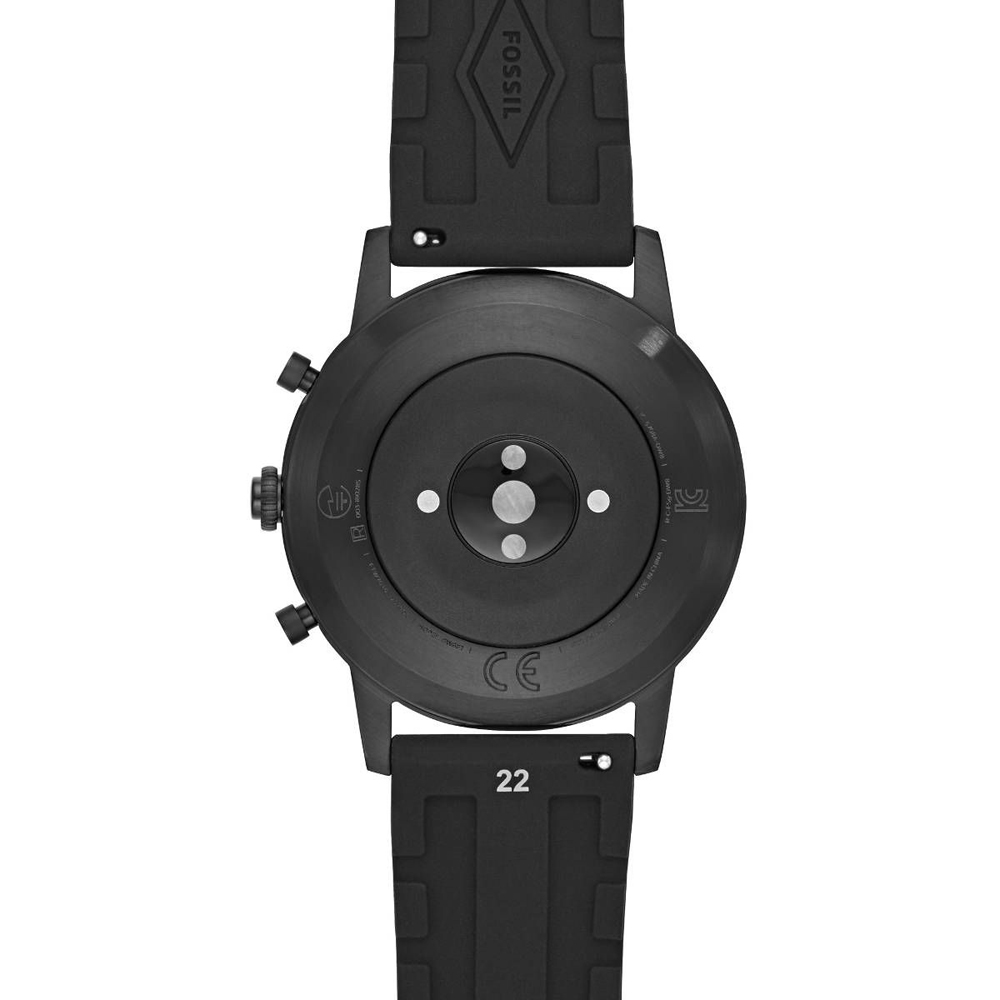 zegarek Fossil FTW7010 
Hybrid Smartwatch HR Collider Black Silicone męski z gps Hybrid Smartwatch